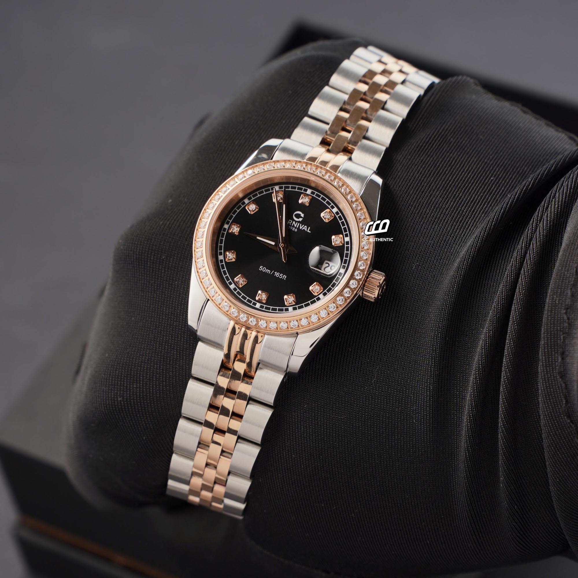 ĐỒNG HỒ NỮ CARNIVAL 8131L2 CH D QUAZT 32MM