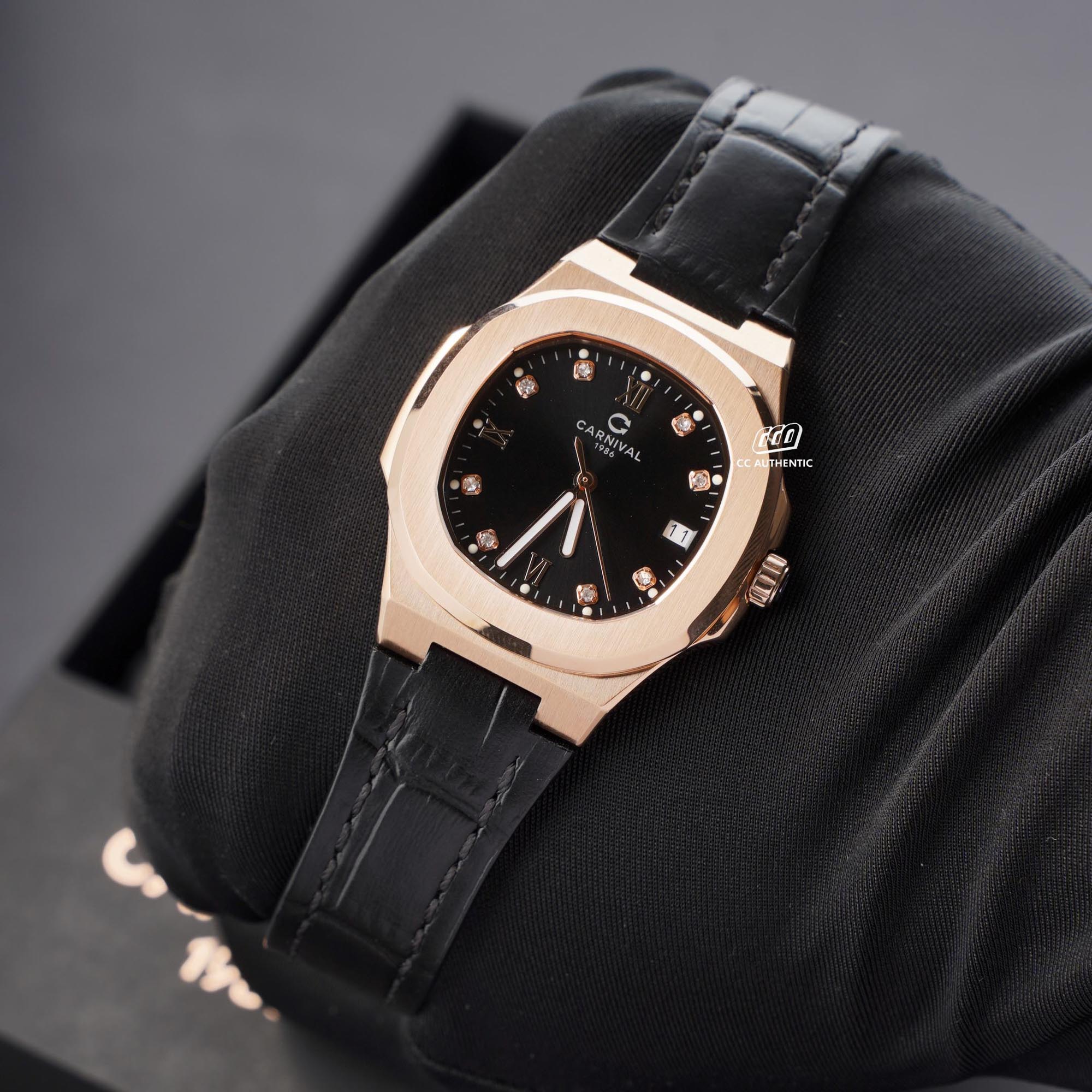 ĐỒNG HỒ NỮ CARNIVAL 8160L VH DD D QUAZT 34MM