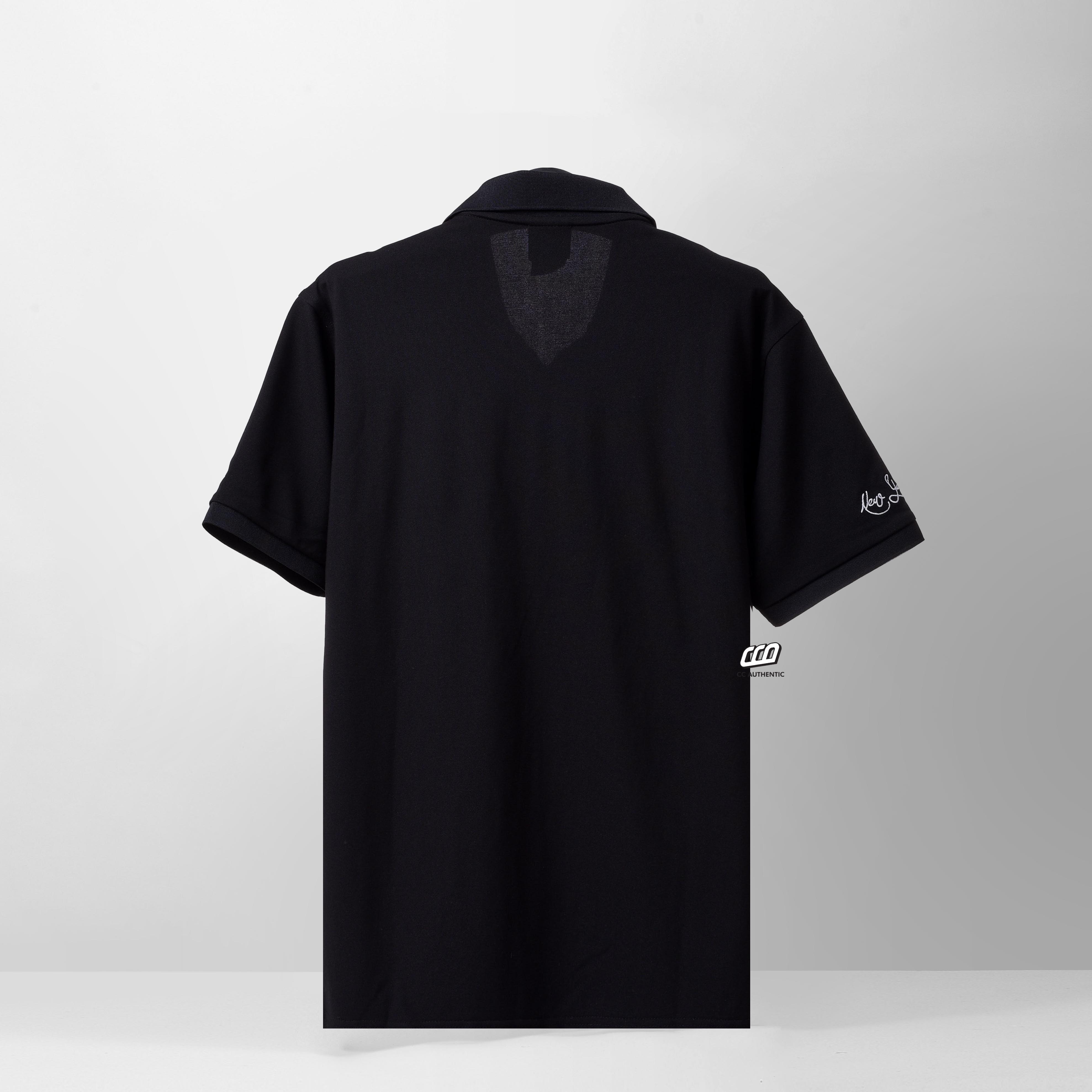 NEW ERA SLIMNY POLO SHIRT - BLACK