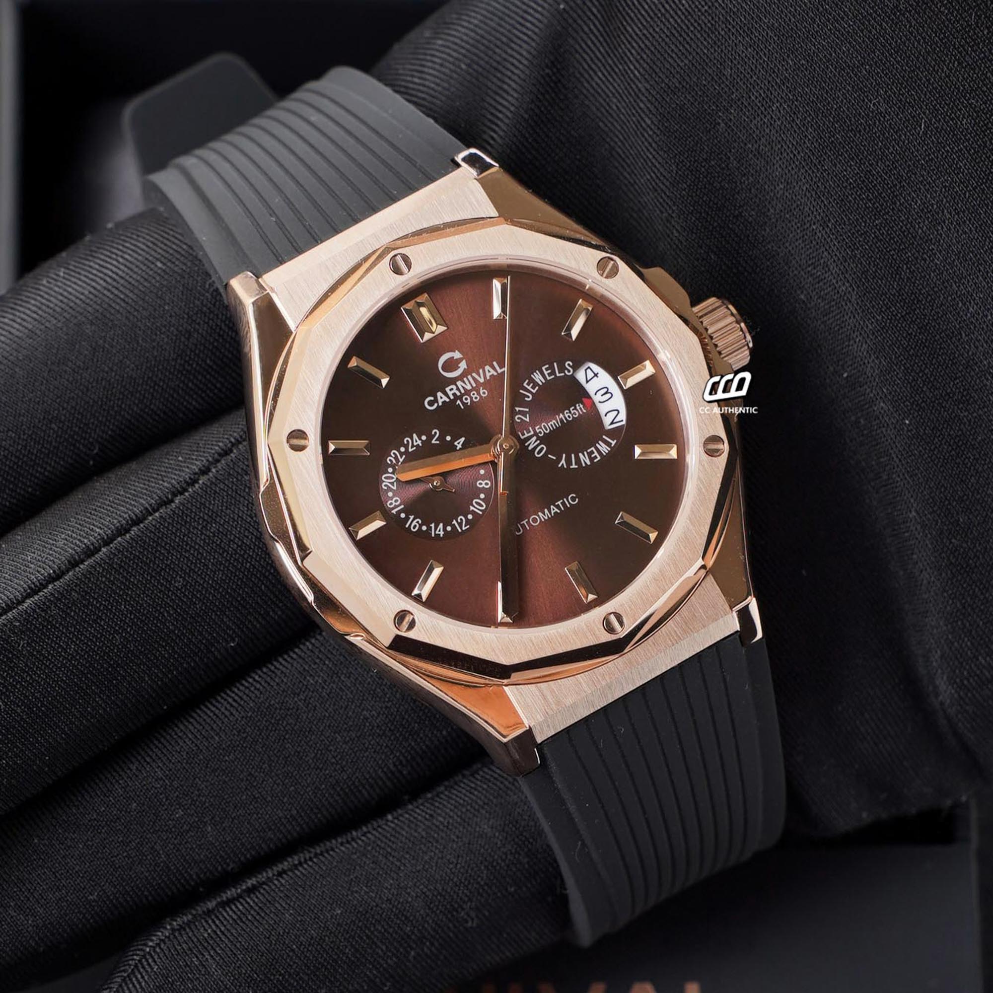 ĐỒNG HỒ NAM CARNIVAL 8188G VH DCS N AUTOMATIC 42MM