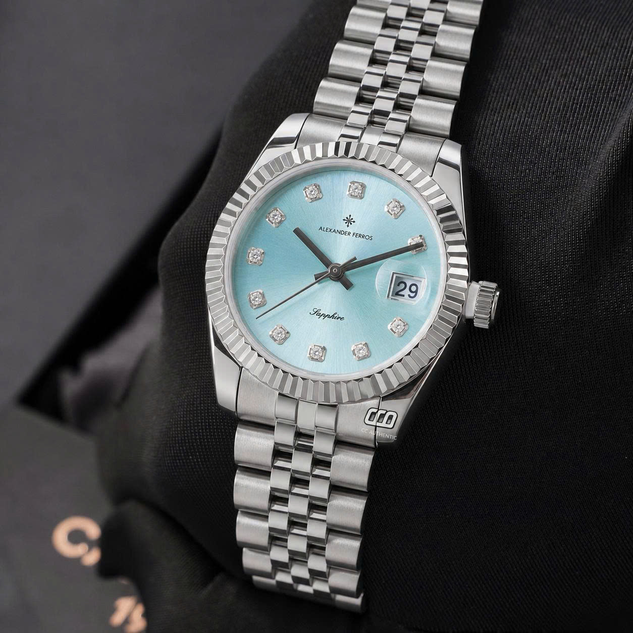 ĐỒNG HỒ NỮ ALEXANDER FERROS 8222S/13 QUARTZ 31MM