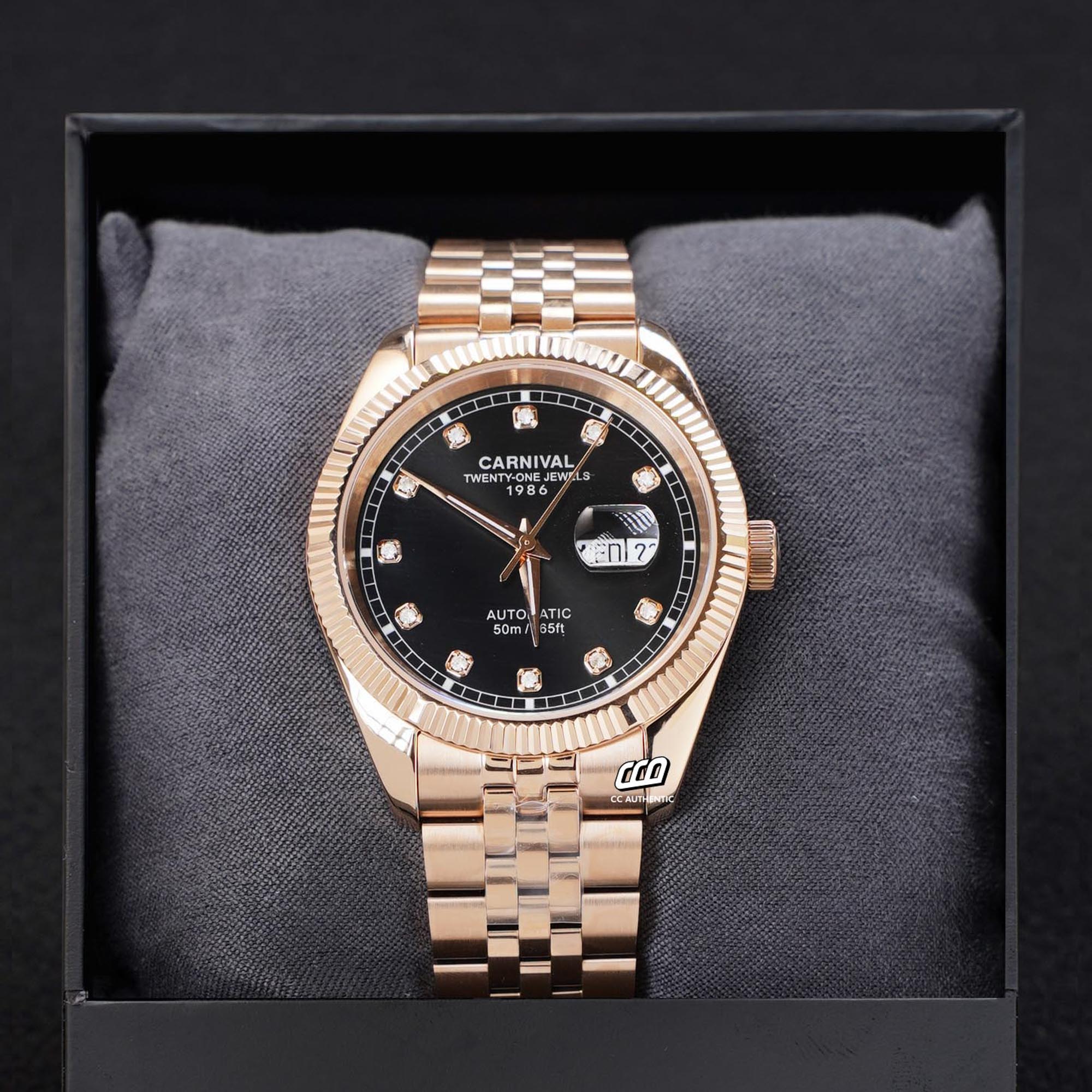 ĐỒNG HỒ NAM CARNIVAL 8131G VH D AUTOMATIC 41MM
