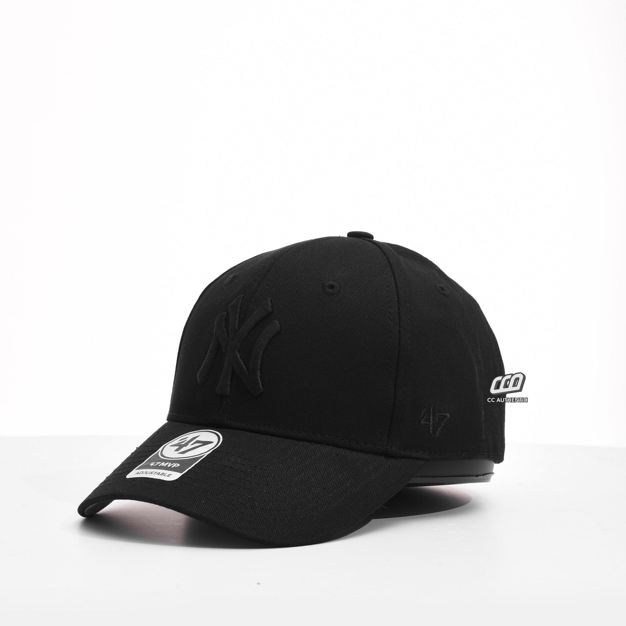 47 NY BLACK LOGO CAP - BLACK