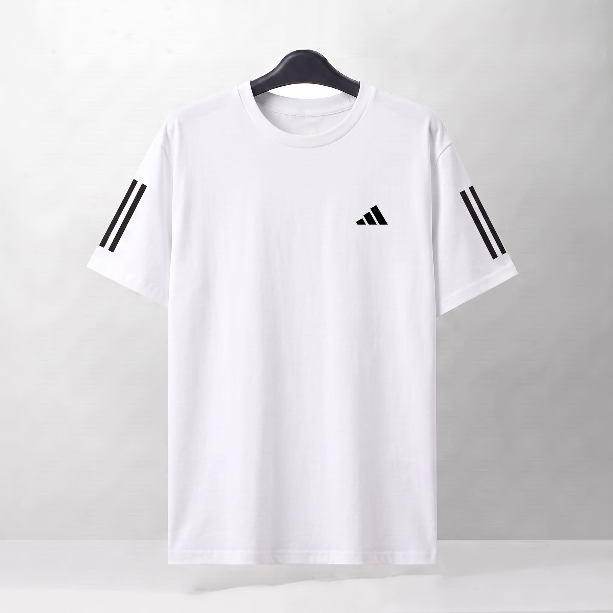 ADIDAS CLUB 3STR T-SHIRT - WHITE