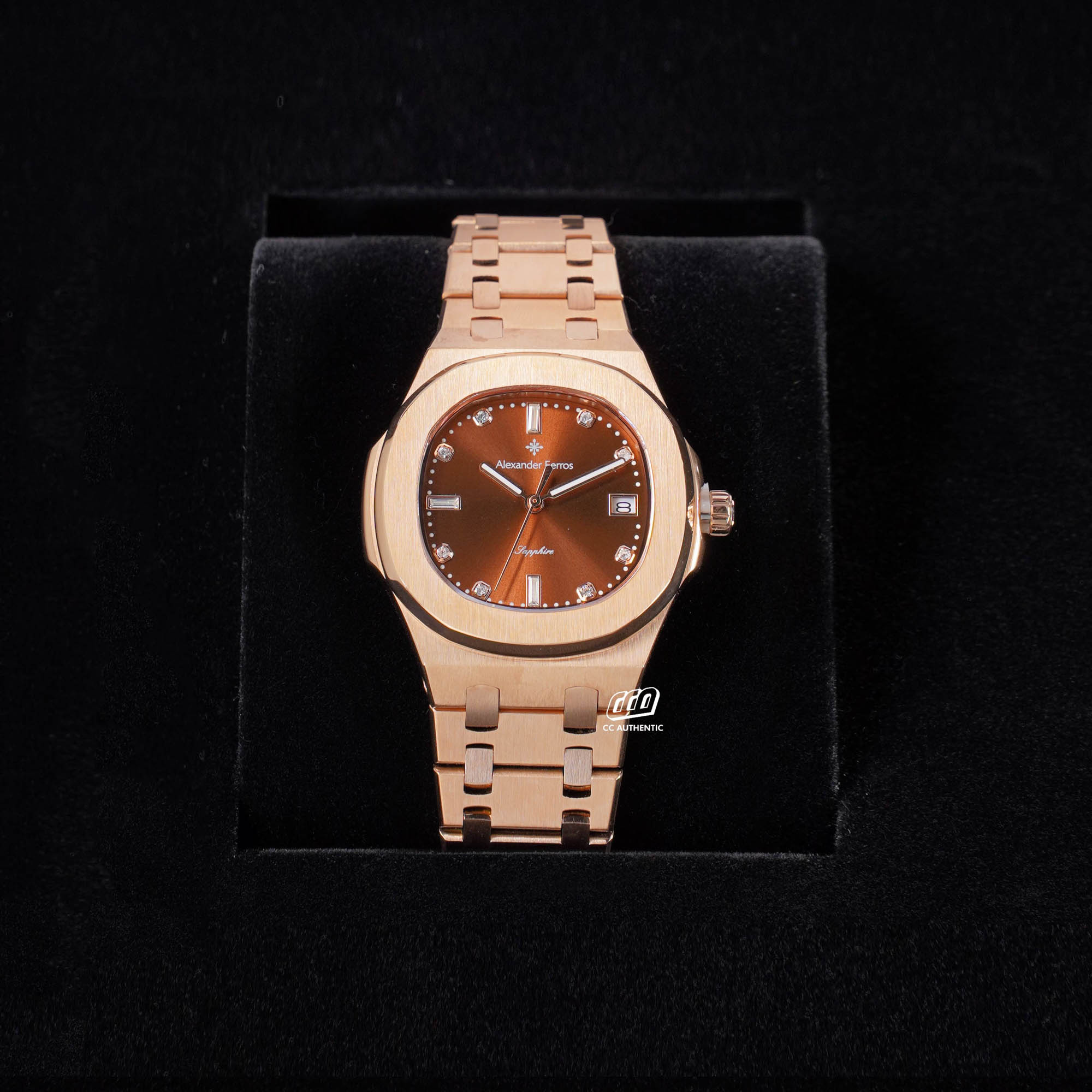 ĐỒNG HỒ NỮ ALEXANDER FERROS 6152R/08 QUAZT 33MM