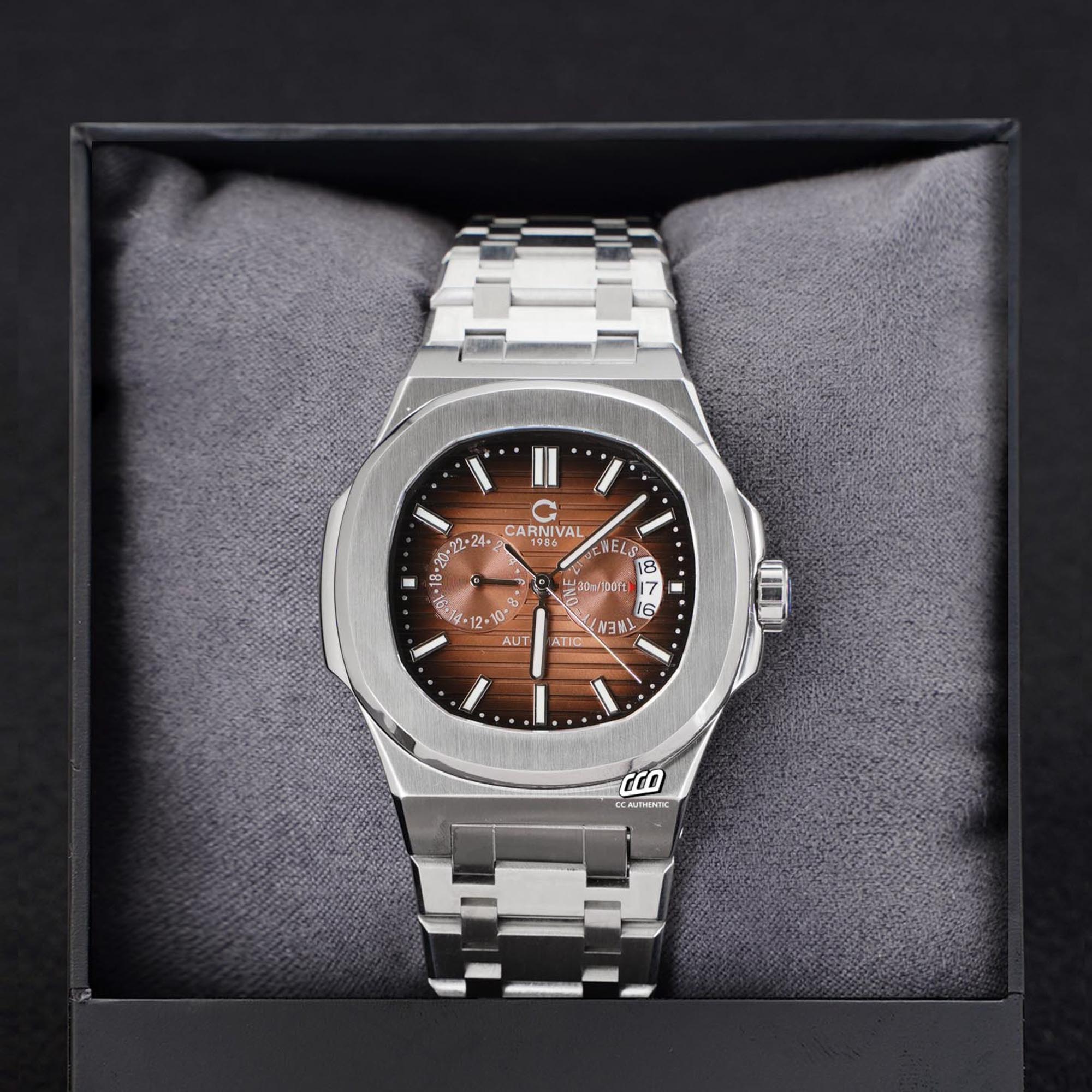 ĐỒNG HỒ NAM CARNIVAL 8158G VT T AUTOMATIC 41MM