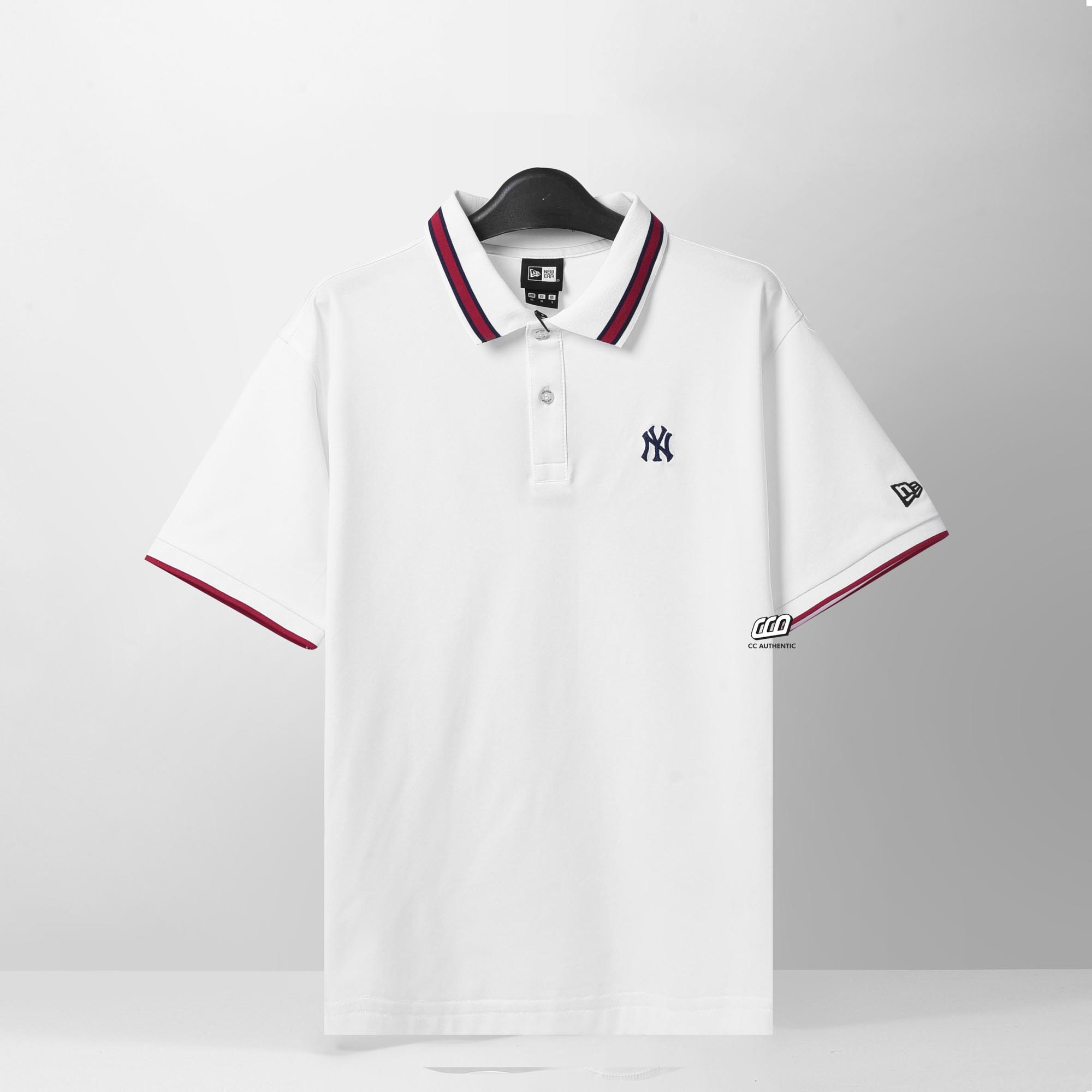 NEW ERA NEYYAN MLB POLO SHIRT - WHITE