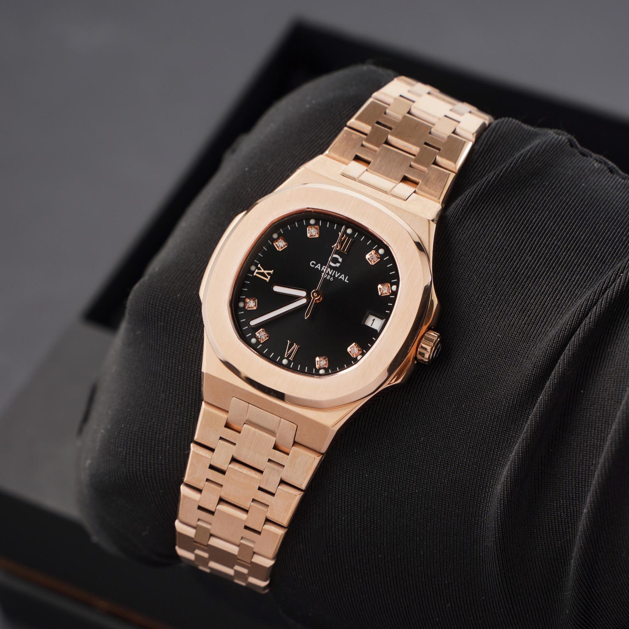 ĐỒNG HỒ NỮ CARNIVAL 8160L VH D QUAZT 34MM