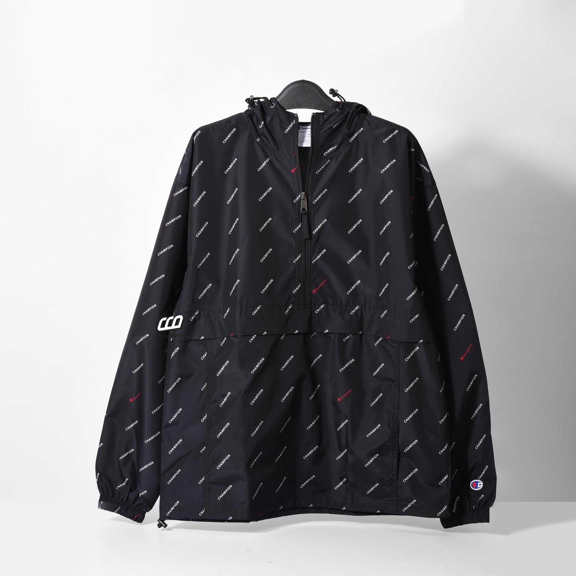 CHAMPION PACKABLE JACKET ALLOVER LOGO