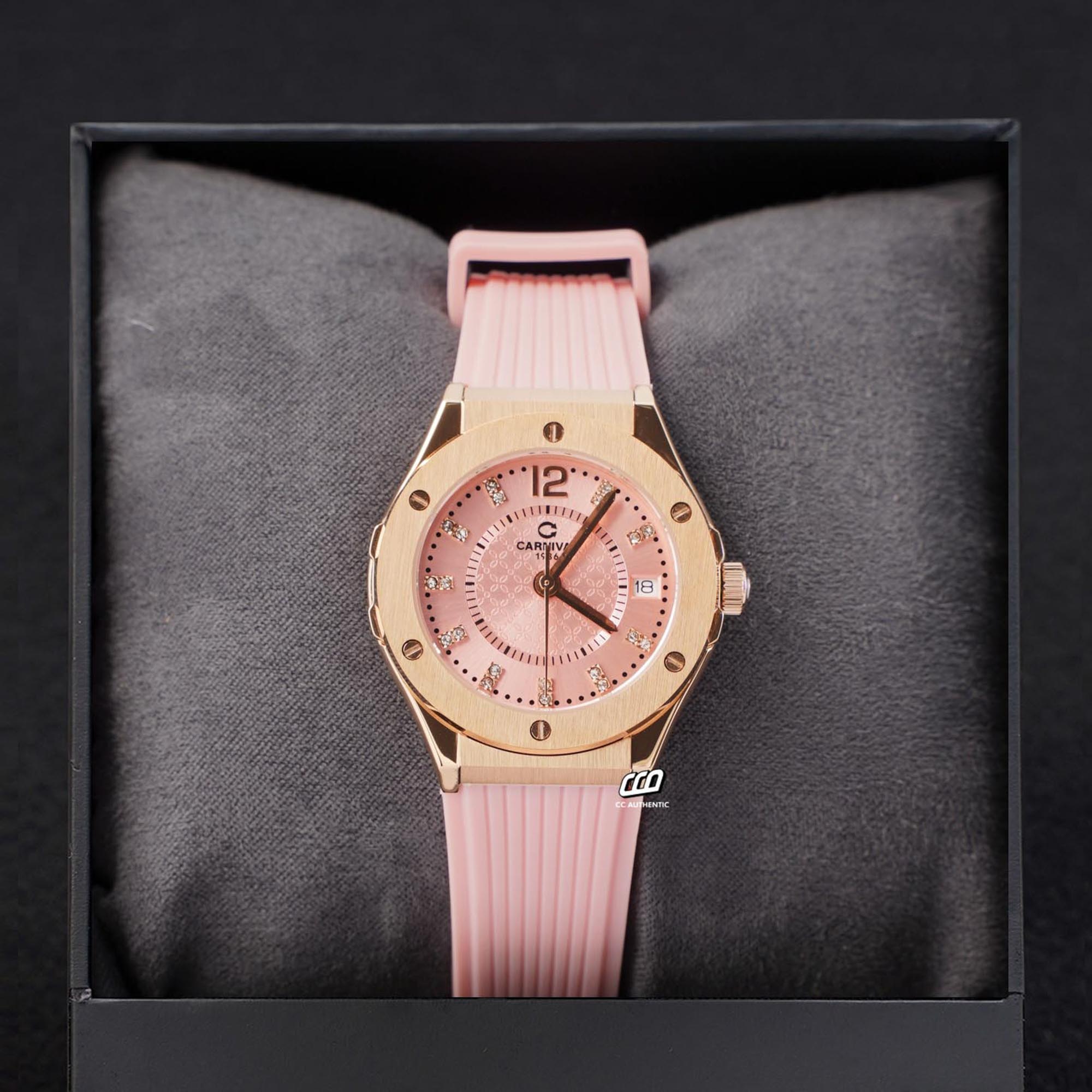 ĐỒNG HỒ NỮ CARNIVAL 8173L VH DCS H QUAZT 34MM ( DCS H )