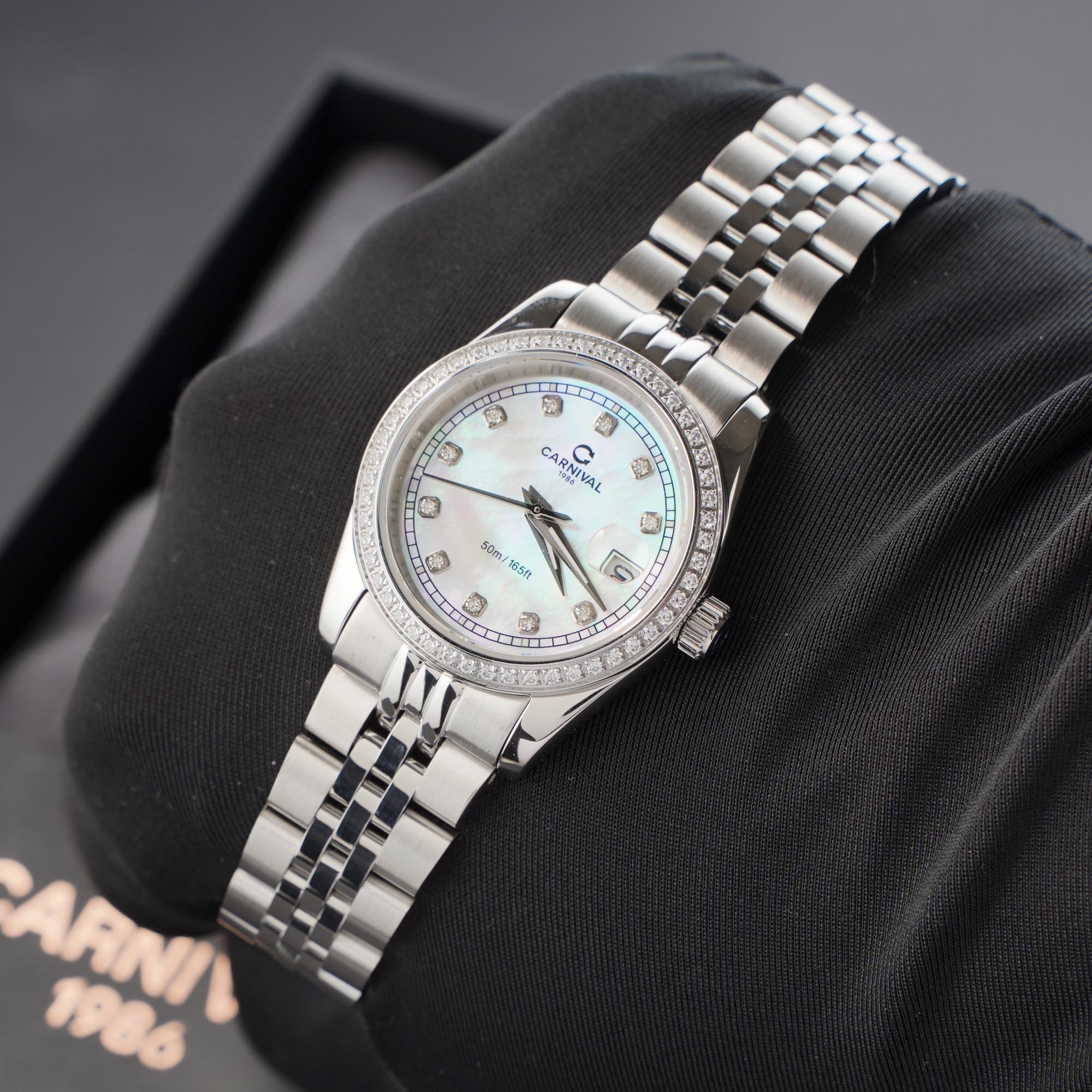 ĐỒNG HỒ NỮ CARNIVAL 8131L2 VT TK QUAZT 32MM