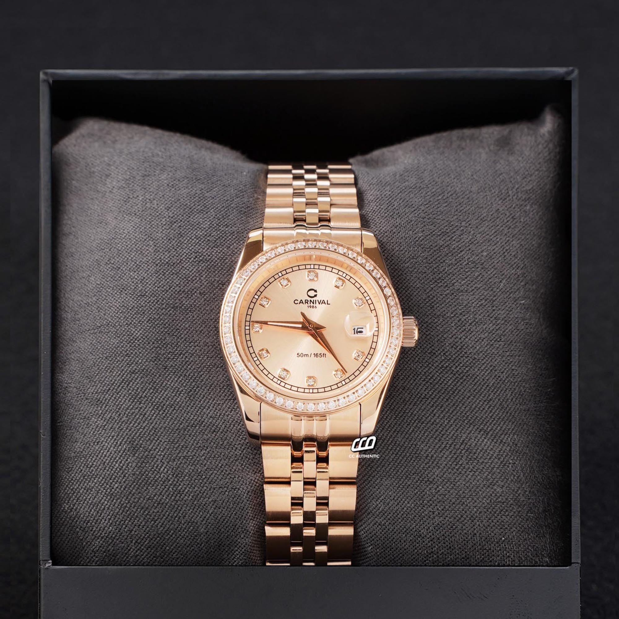 ĐỒNG HỒ NỮ CARNIVAL 8131L2 VH NN QUAZT 32MM