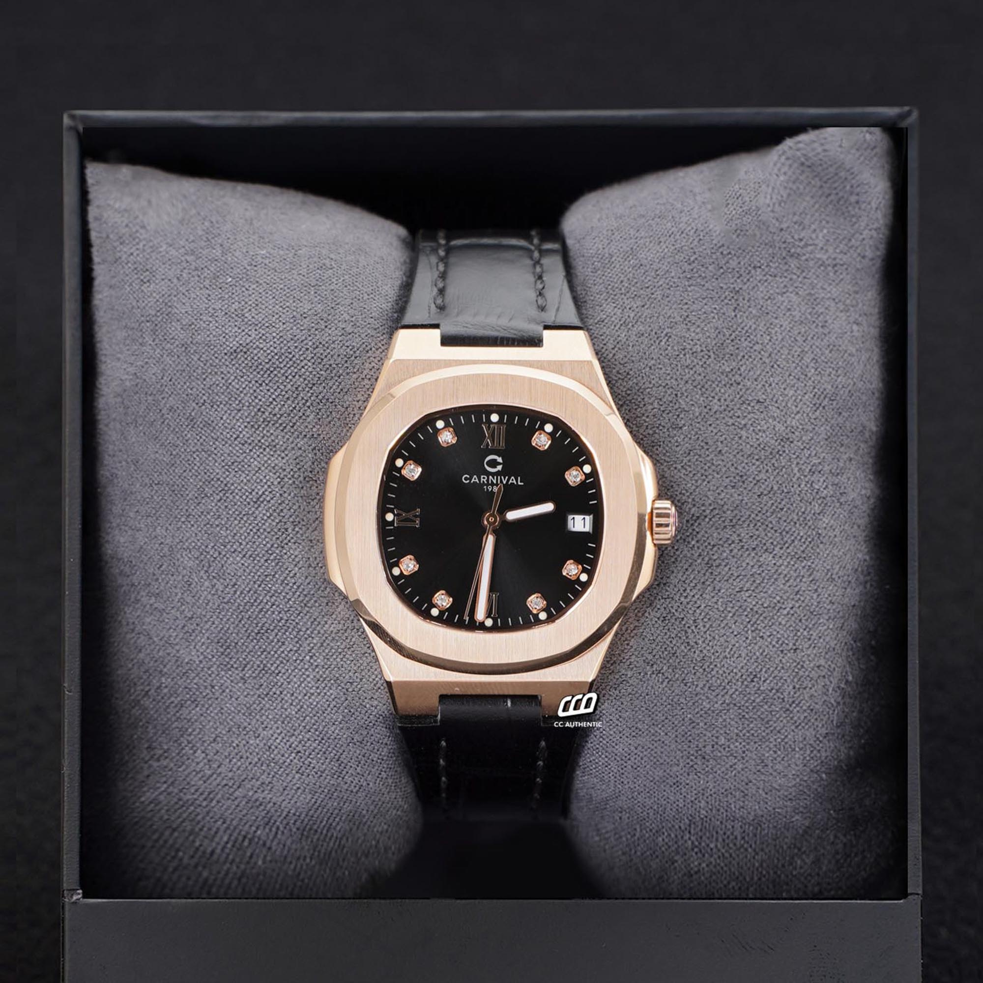 ĐỒNG HỒ NỮ CARNIVAL 8160L VH DD D QUAZT 34MM