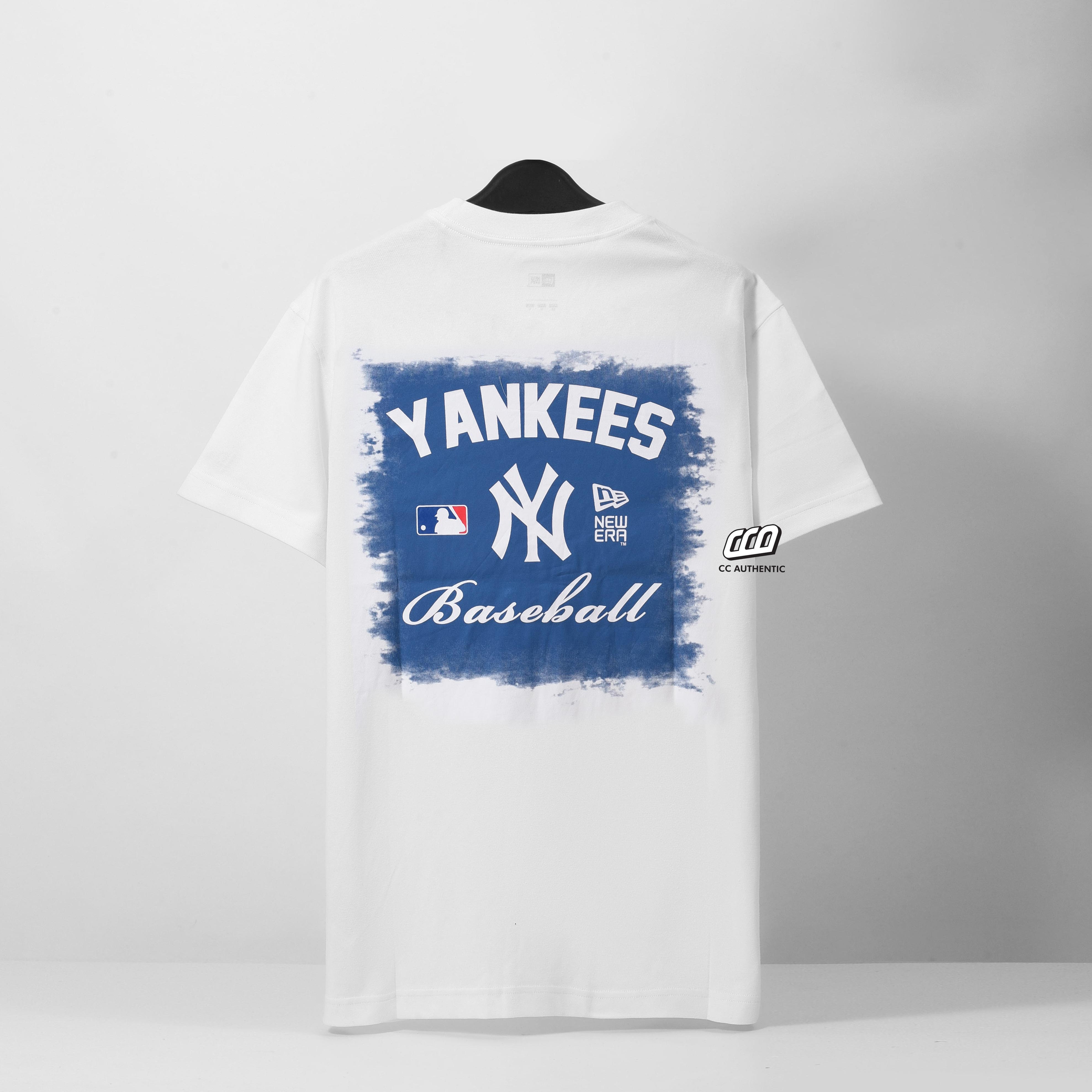 NEW ERA MLB YK BASEBALL T-SHIRT - WHITE