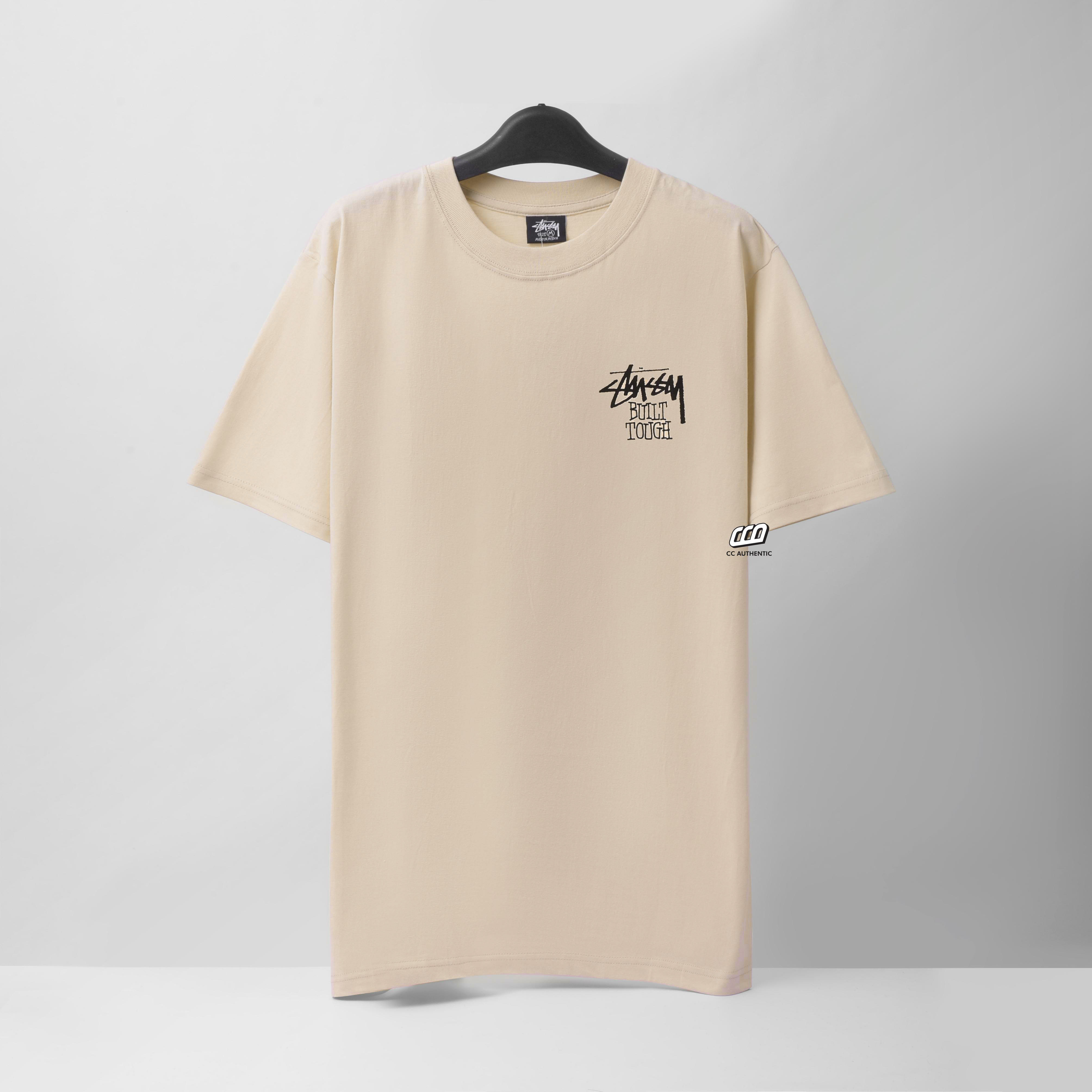 STUSSY BUILT TOUGH T-SHIRT - PUTTY