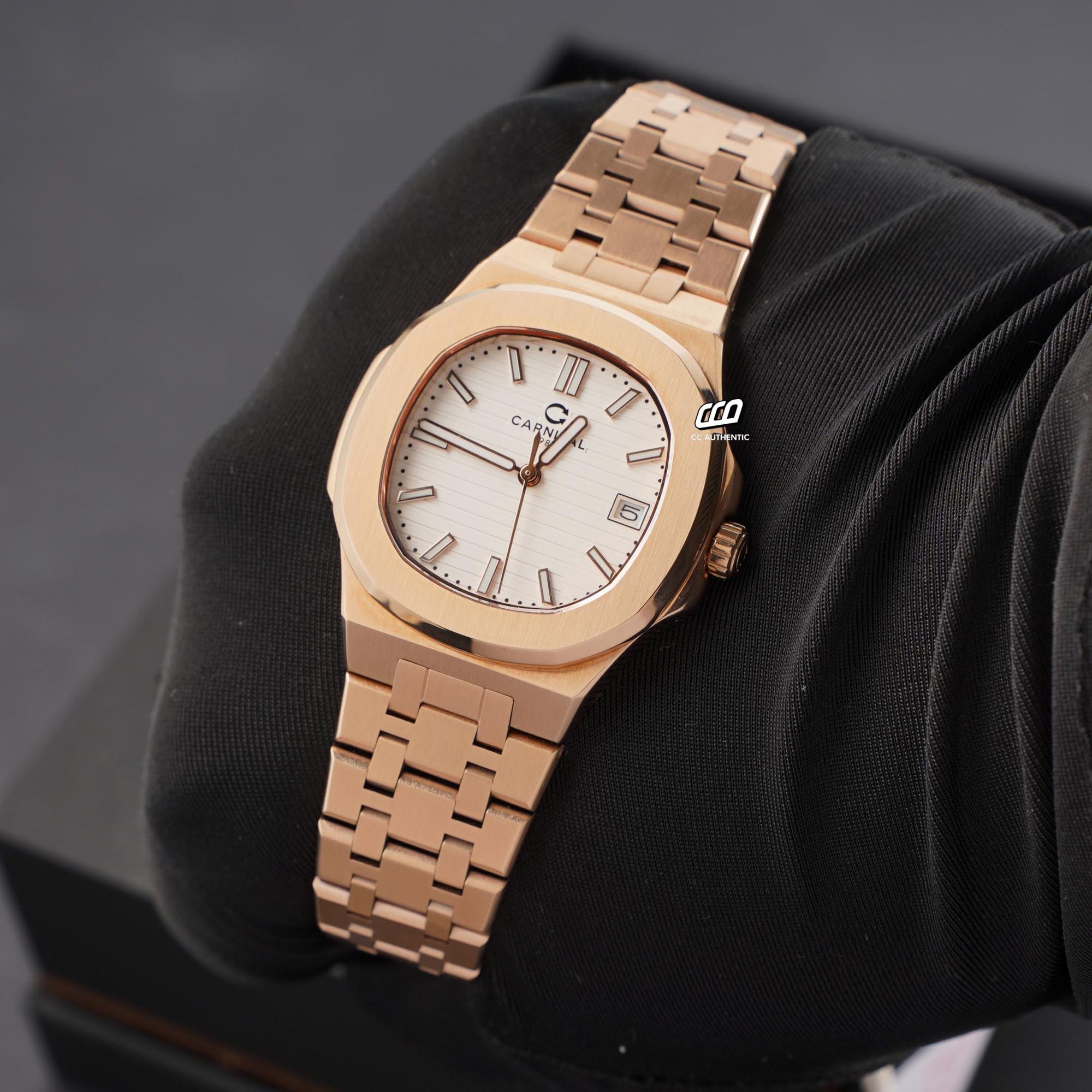 ĐỒNG HỒ NỮ CARNIVAL 8161L VH T QUAZT 34MM