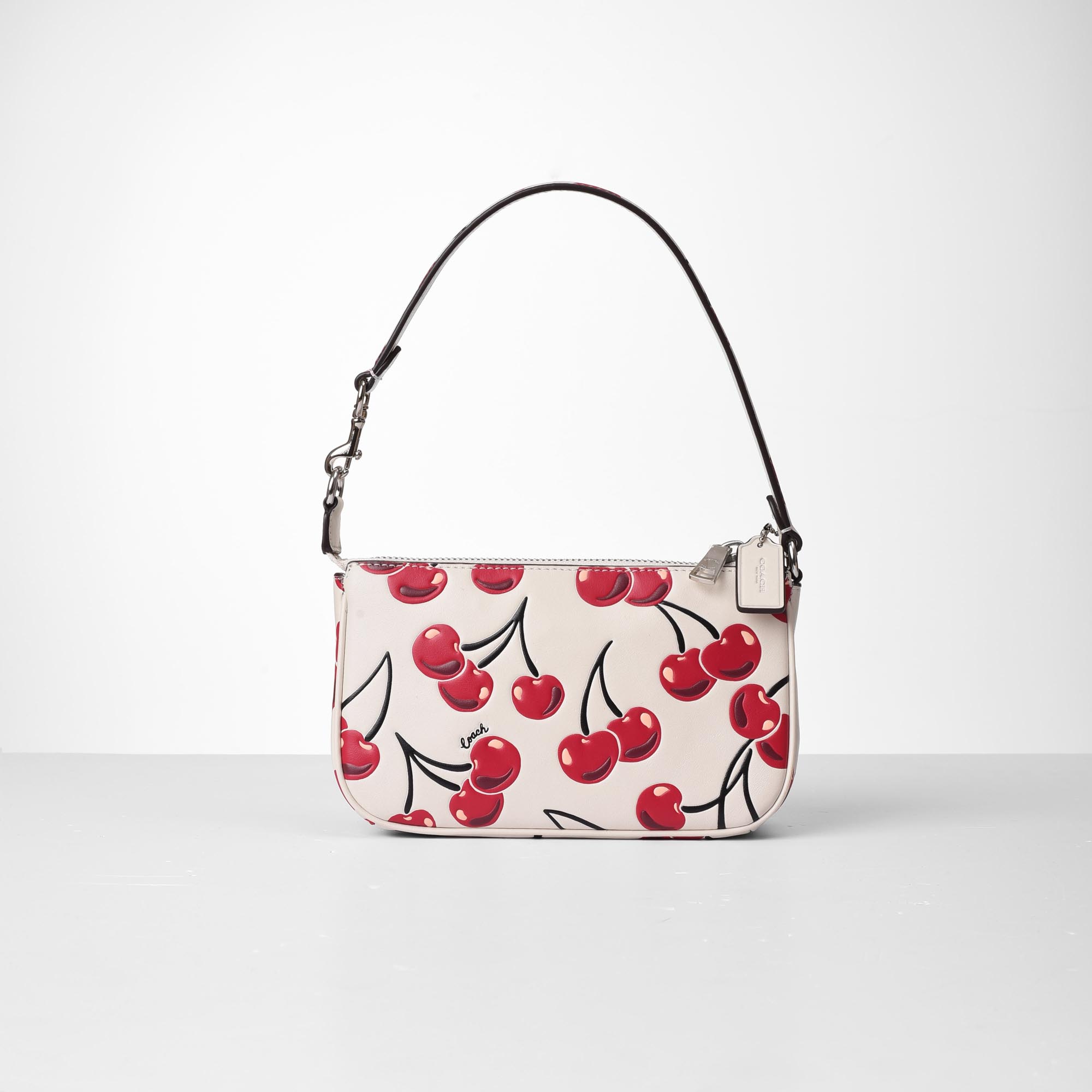 COACH CHERRY NOLITA BAG - WHITE