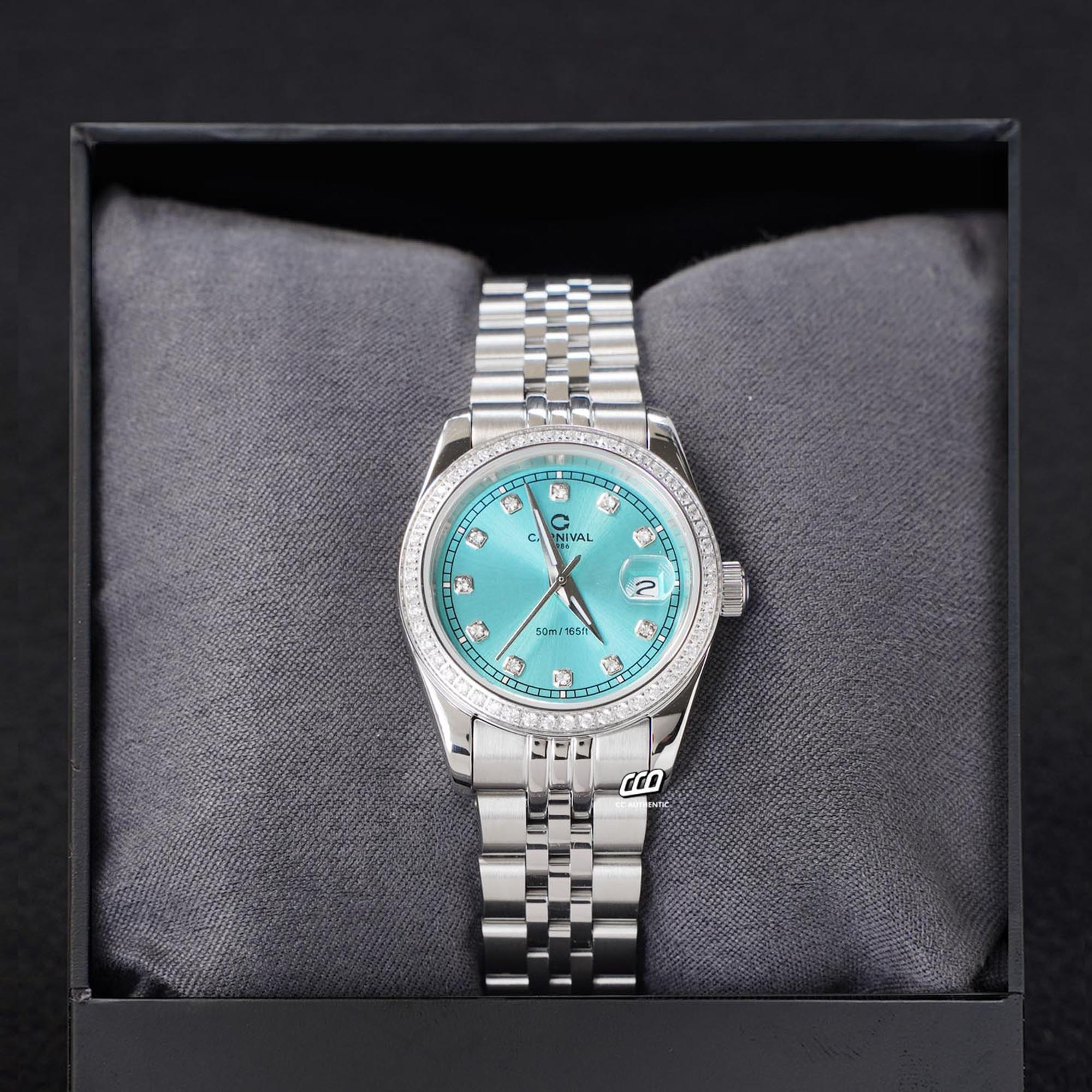 ĐỒNG HỒ NỮ CARNIVAL 8131L2 VT XT QUAZT 32MM