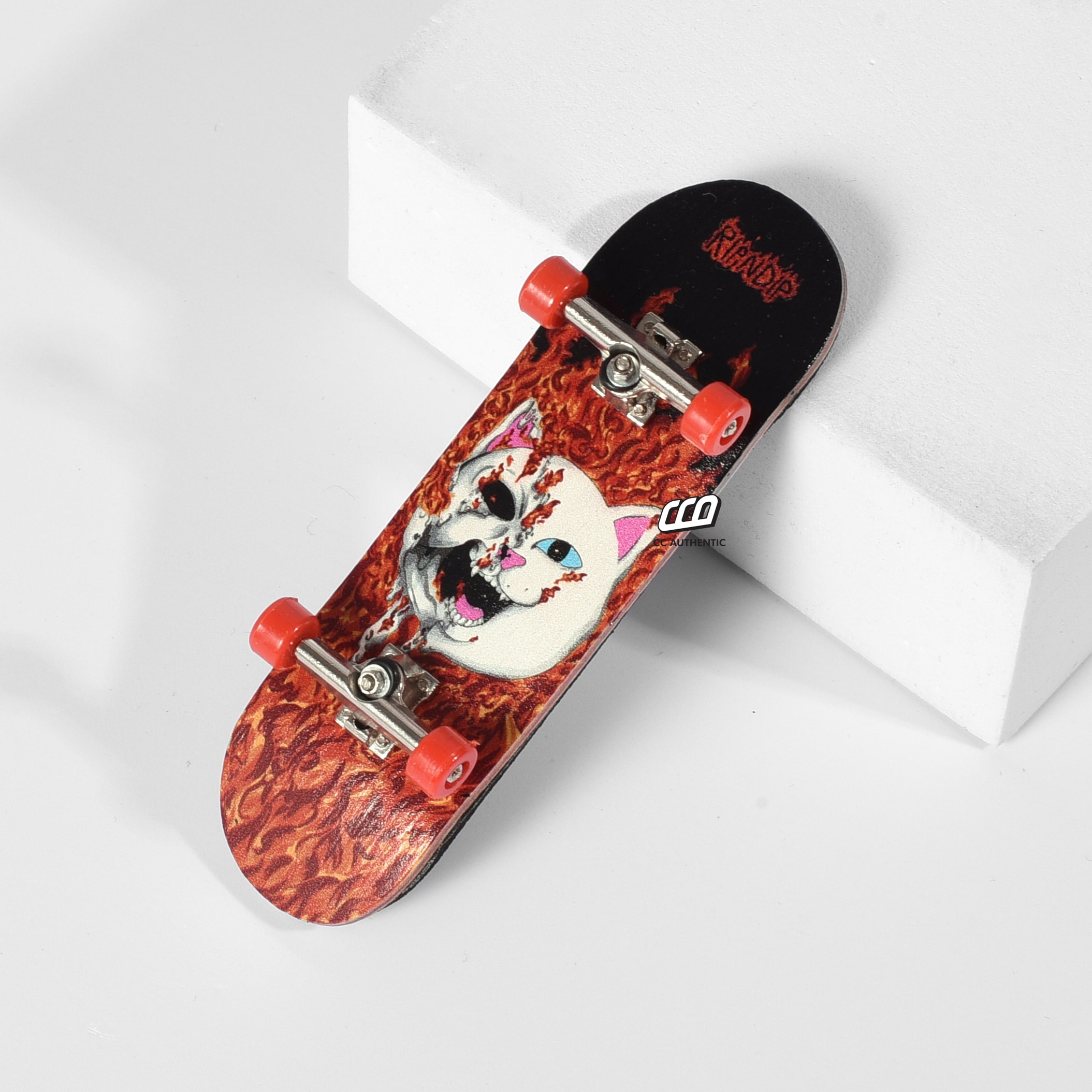 ripndip Nerm In Heck Mini Skateboard (Black/Red)