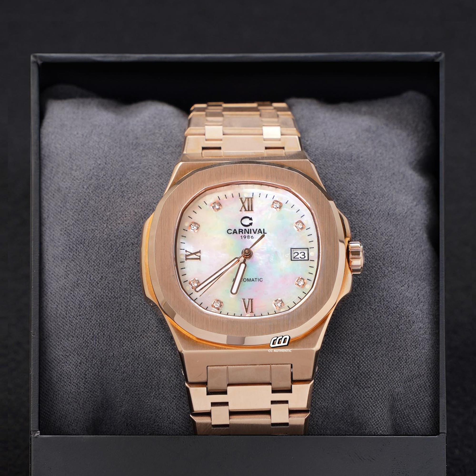 ĐỒNG HỒ NAM CARNIVAL 8160G VH TK AUTOMATIC 41MM