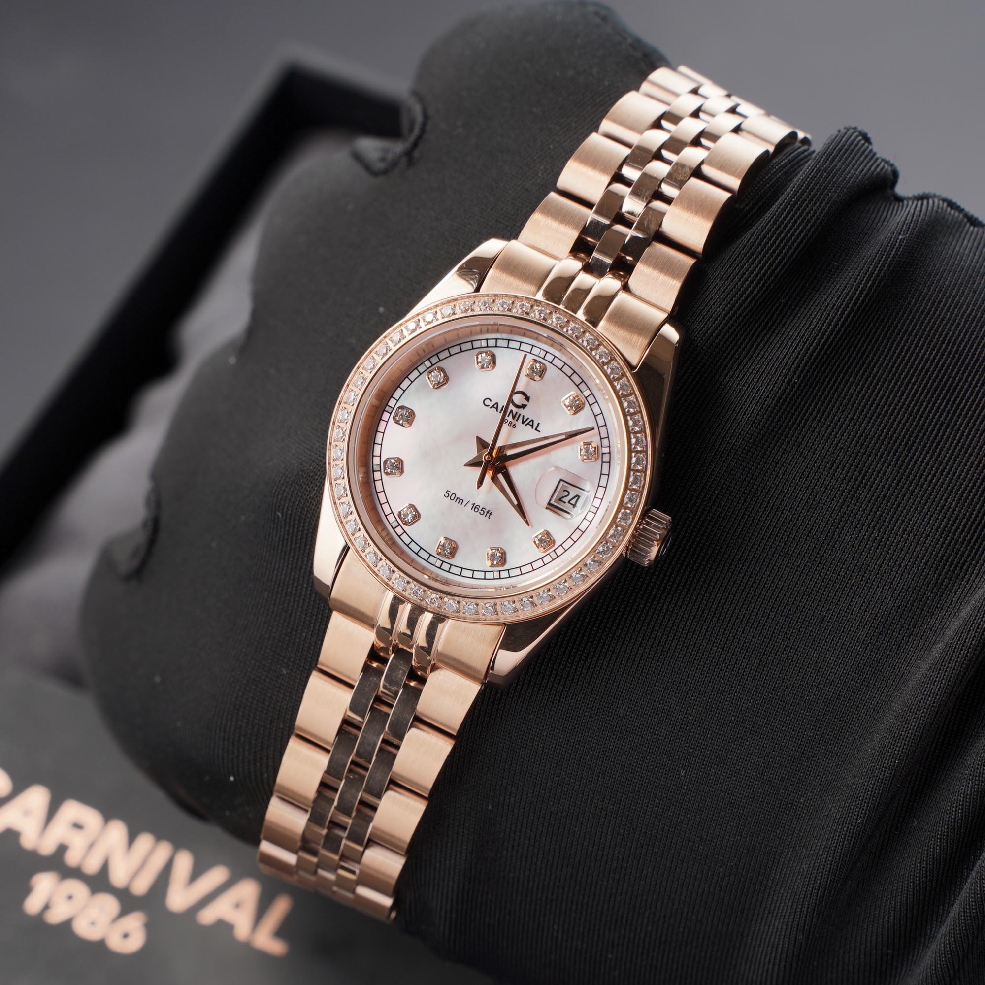ĐỒNG HỒ NỮ CARNIVAL 8131L2 VH HK QUAZT 32MM