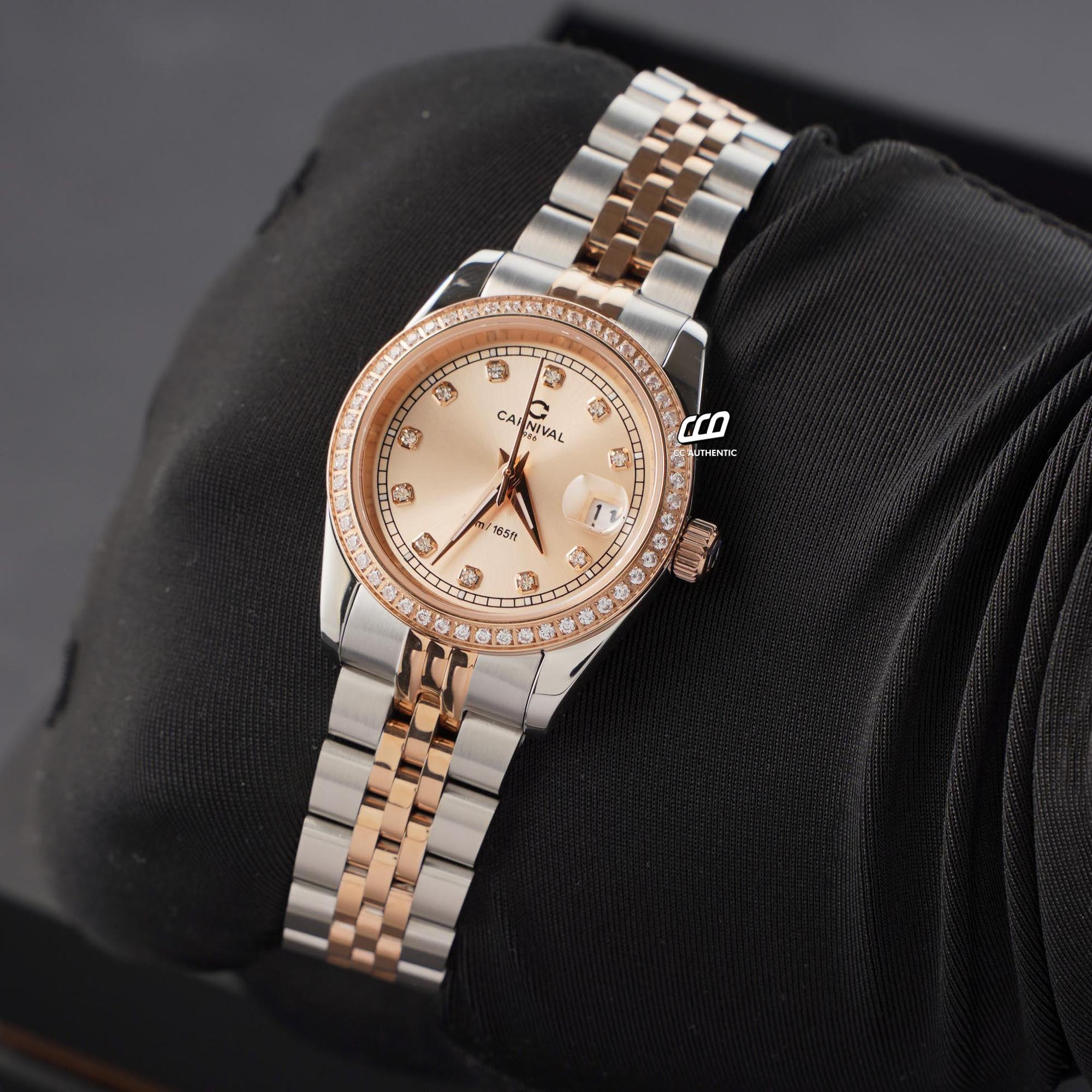ĐỒNG HỒ NỮ CARNIVAL 8131L2 CH NN QUAZT 32MM