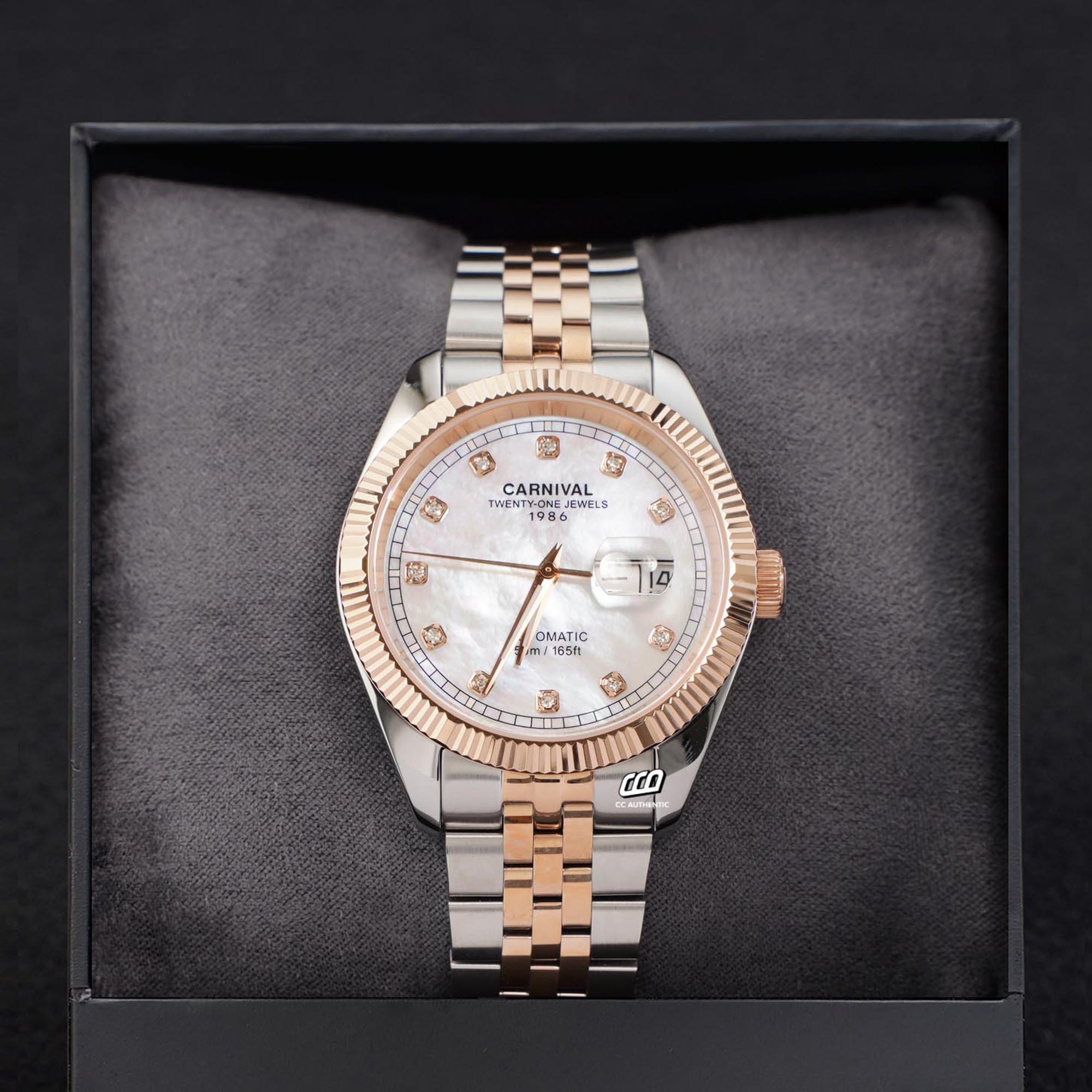 ĐỒNG HỒ NAM CARNIVAL 8131G CH TK AUTOMATIC 41MM