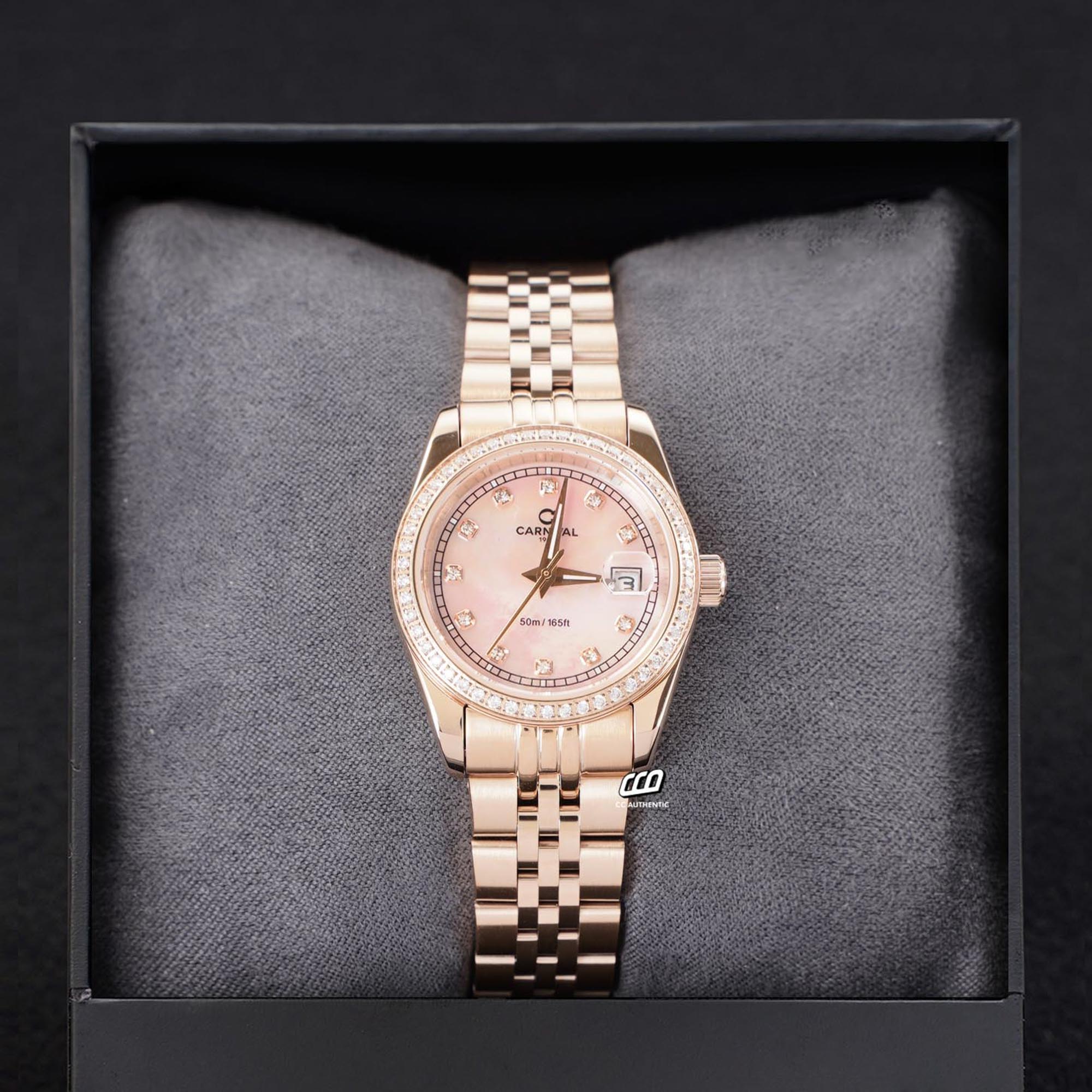 ĐỒNG HỒ NỮ CARNIVAL 8131L2 VH HK QUAZT 32MM