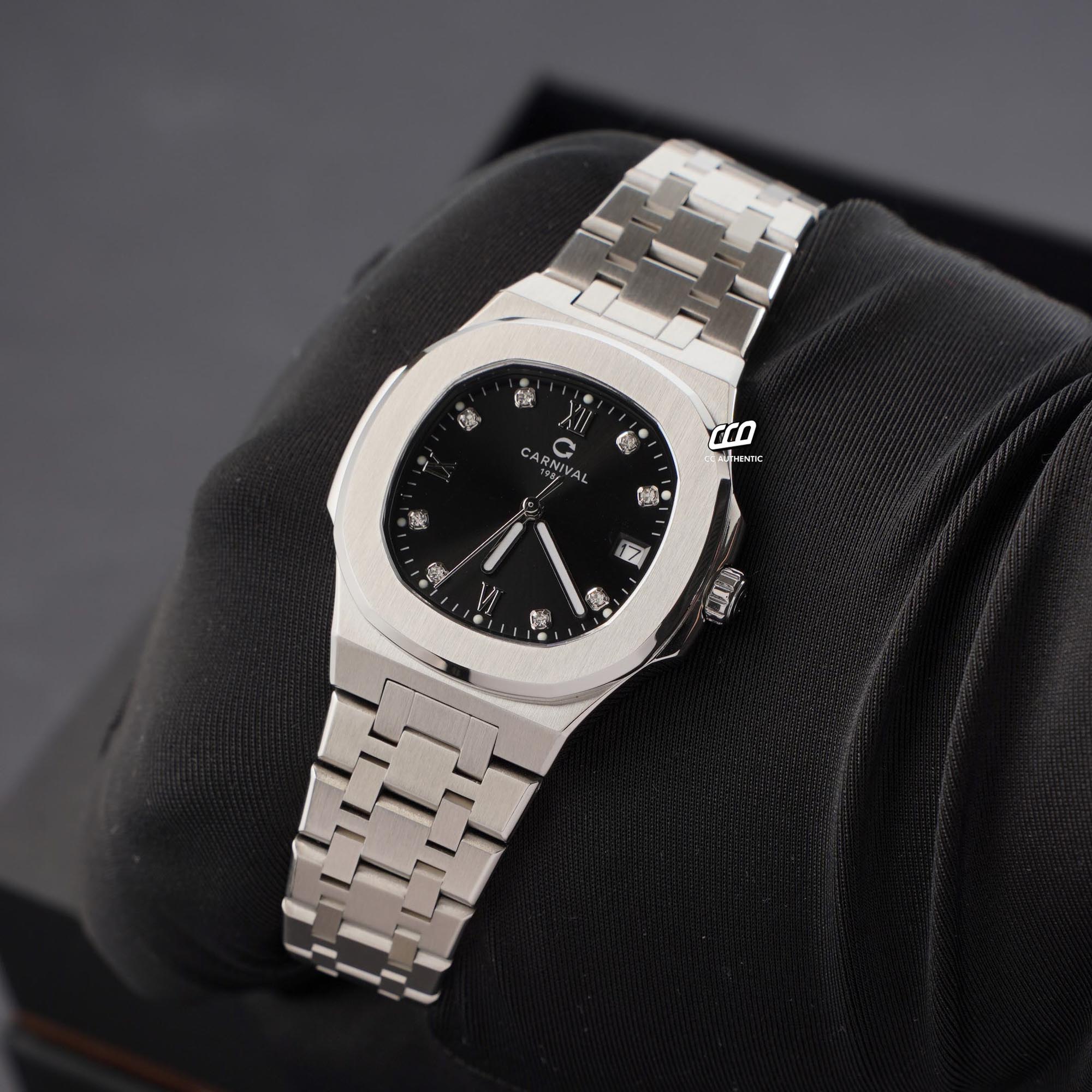 ĐỒNG HỒ NỮ CARNIVAL 8160L VT D QUAZT 34MM