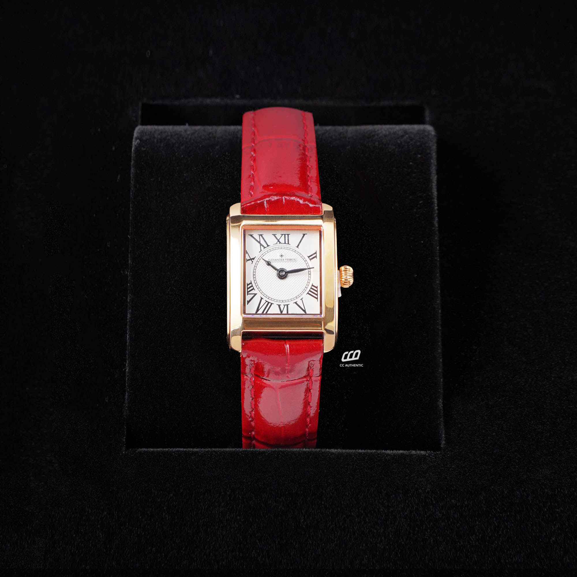 ĐỒNG HỒ NỮ ALEXANDER FERROS 7282R/02 QUAZT 21x31mm