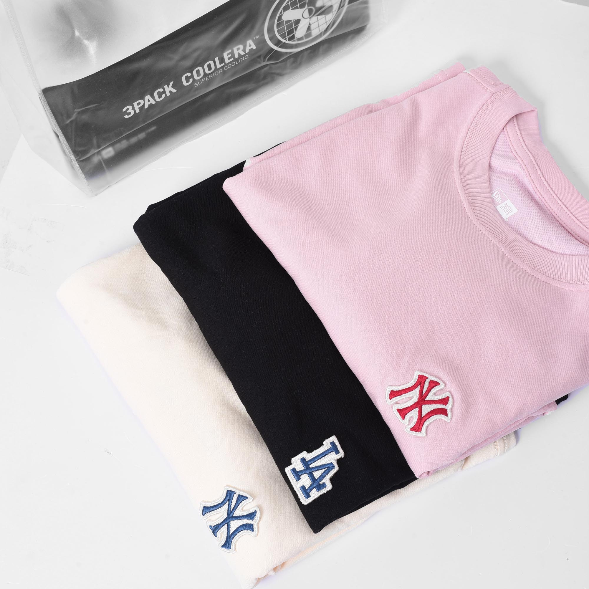 NEW ERA ESSENTIALS RS23 SEASON 2 3PACK T-SHIRT - MULTI