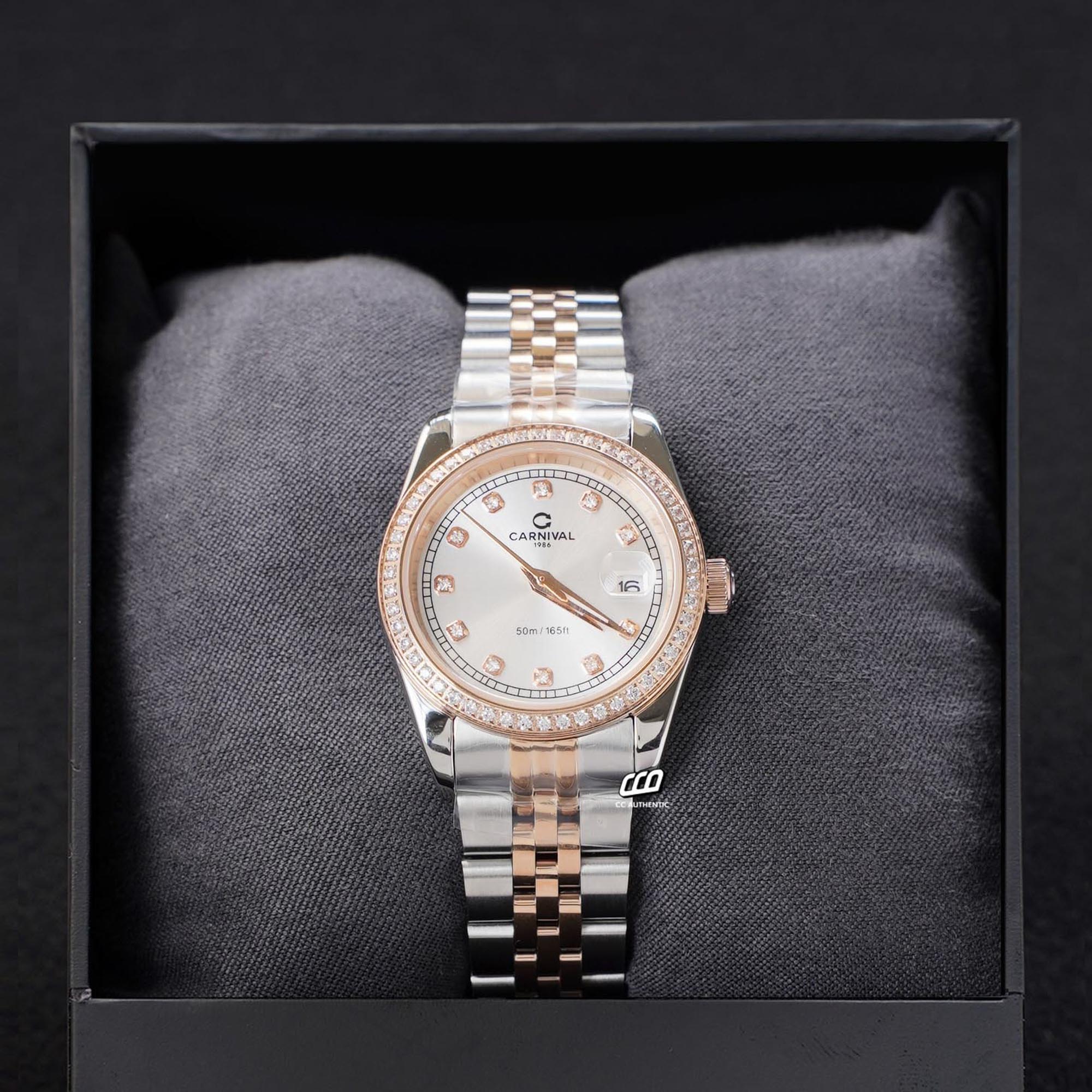 ĐỒNG HỒ NỮ CARNIVAL 8131L2 CH T QUAZT 32MM