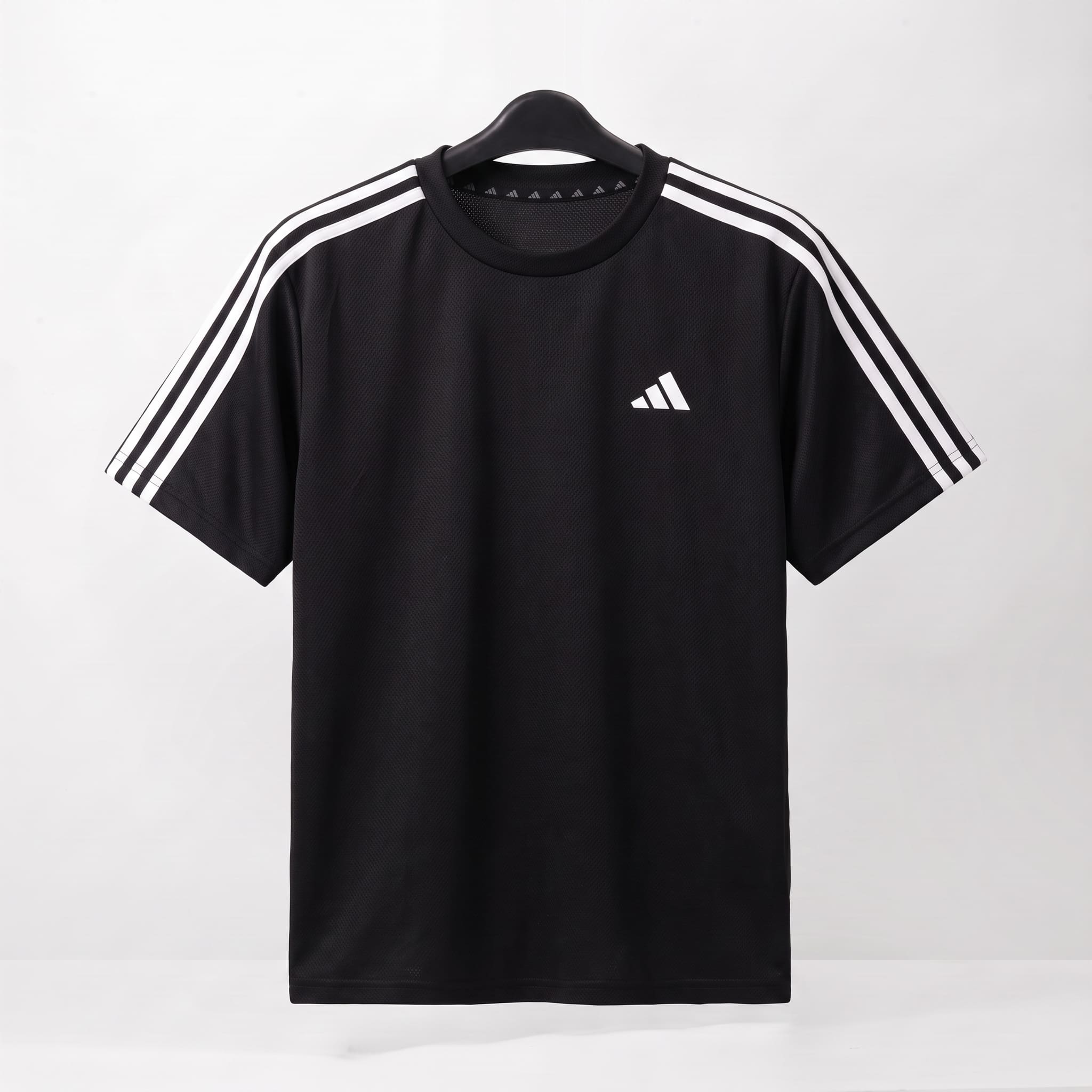 ADIDAS TRES BASE T-SHIRT - BLACK