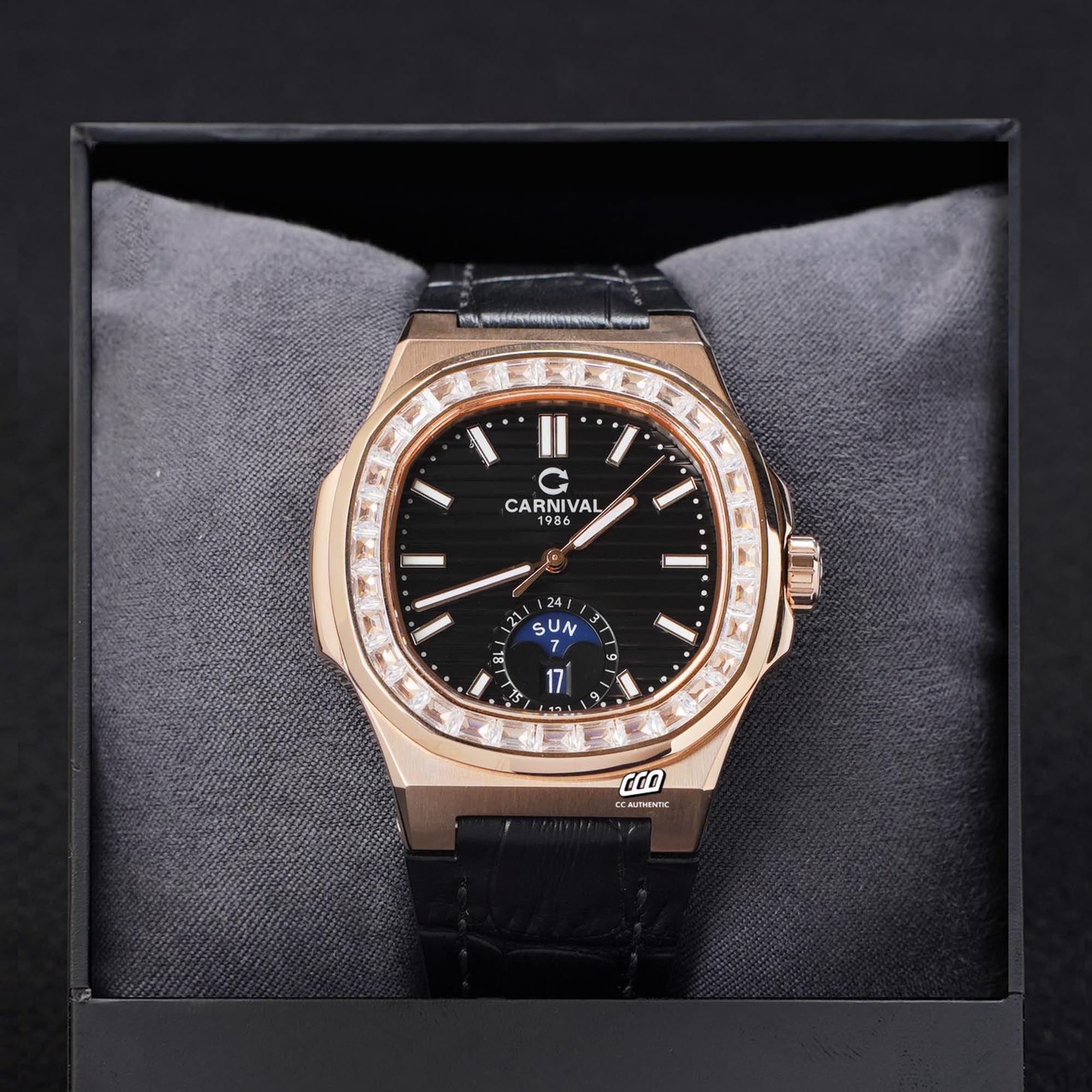 ĐỒNG HỒ NAM CARNIVAL 8110G VH DD D AUTOMATIC 40MM