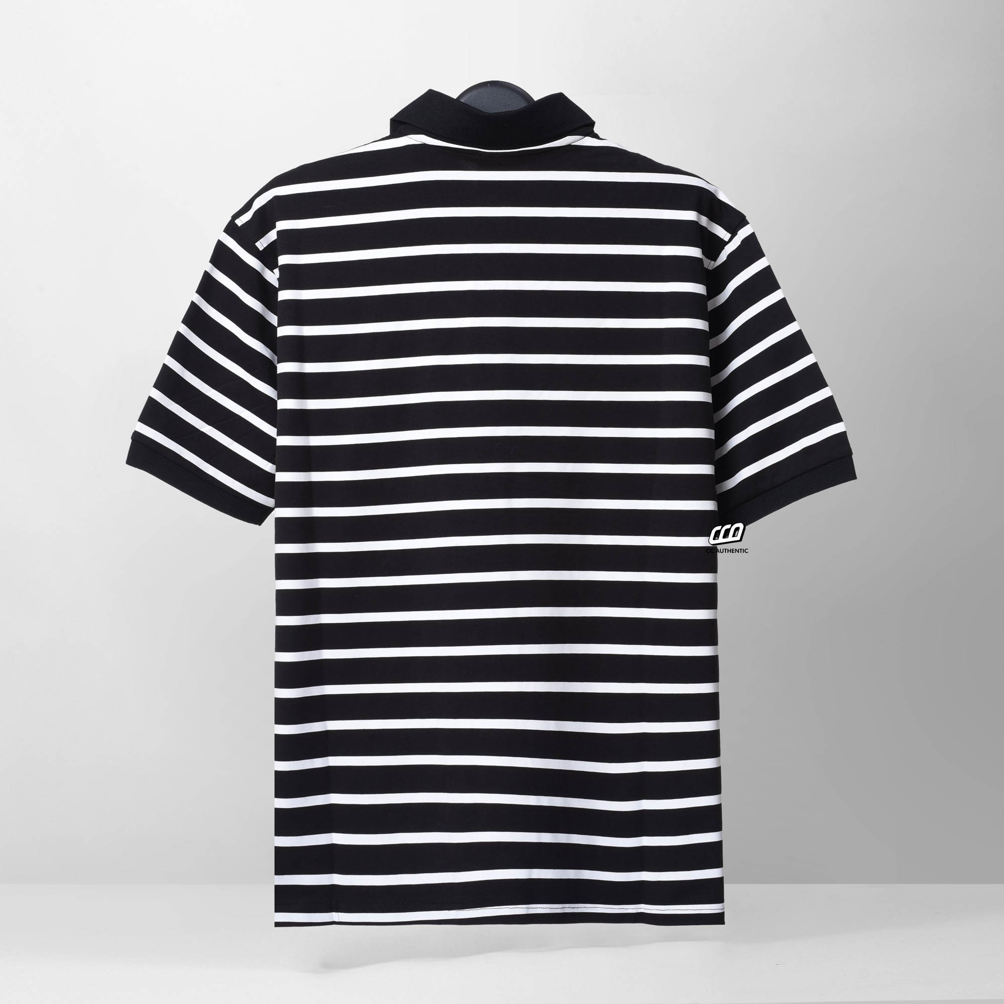 NEW ERA NYORK POLO SHIRT - BLACK/WHITE