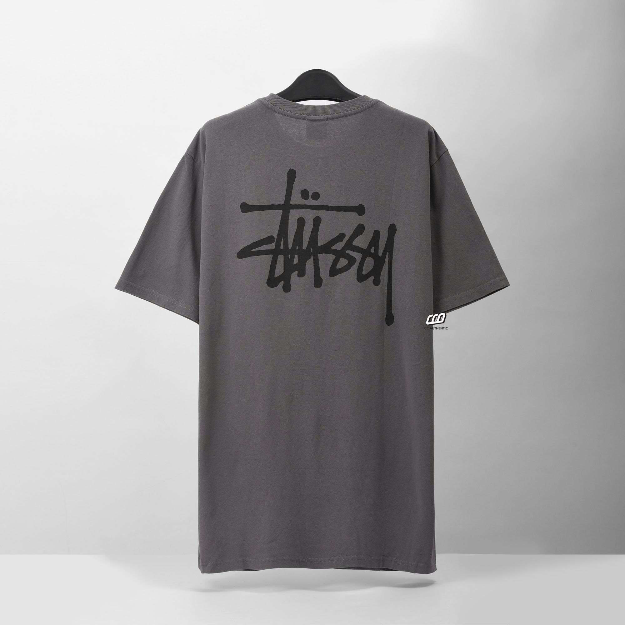 STUSSY BASIC TSHIRT - GREY