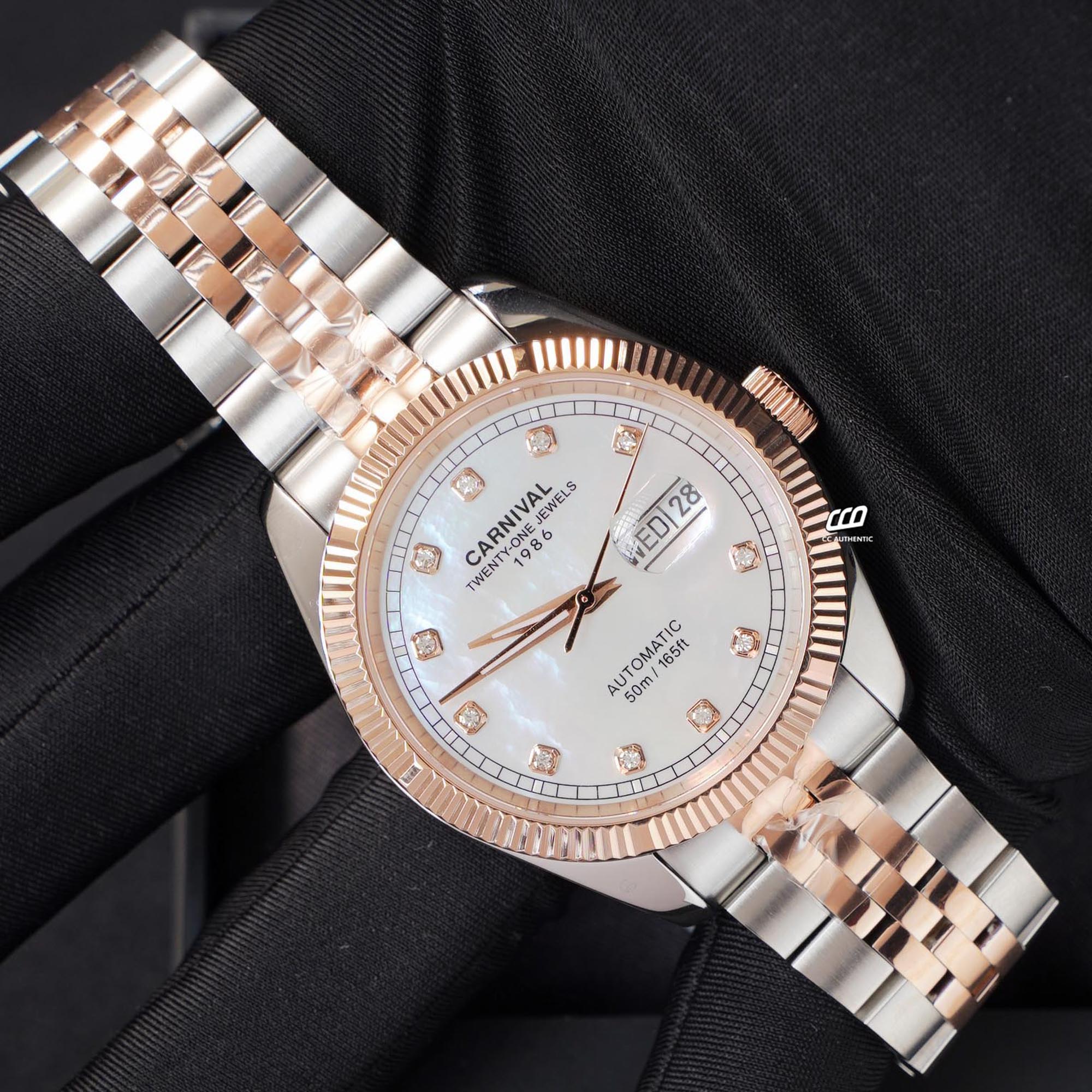 ĐỒNG HỒ NAM CARNIVAL 8131G CH TK AUTOMATIC 41MM
