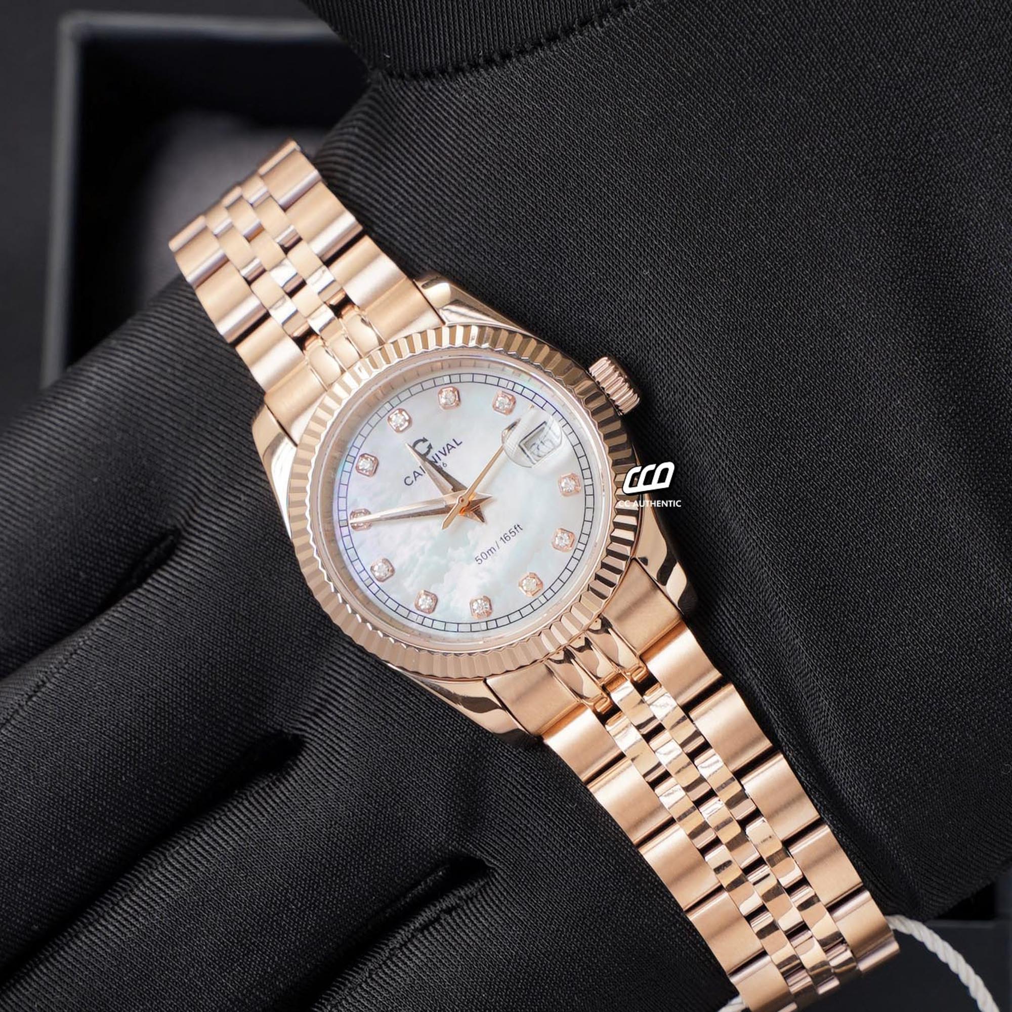 ĐỒNG HỒ NỮ CARNIVAL 8131L VH TK QUAZT 32MM