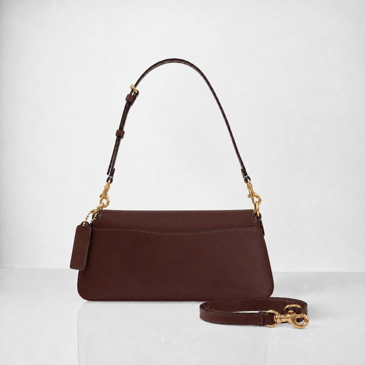 COACH JET SHOULDER BAG - MAPLE