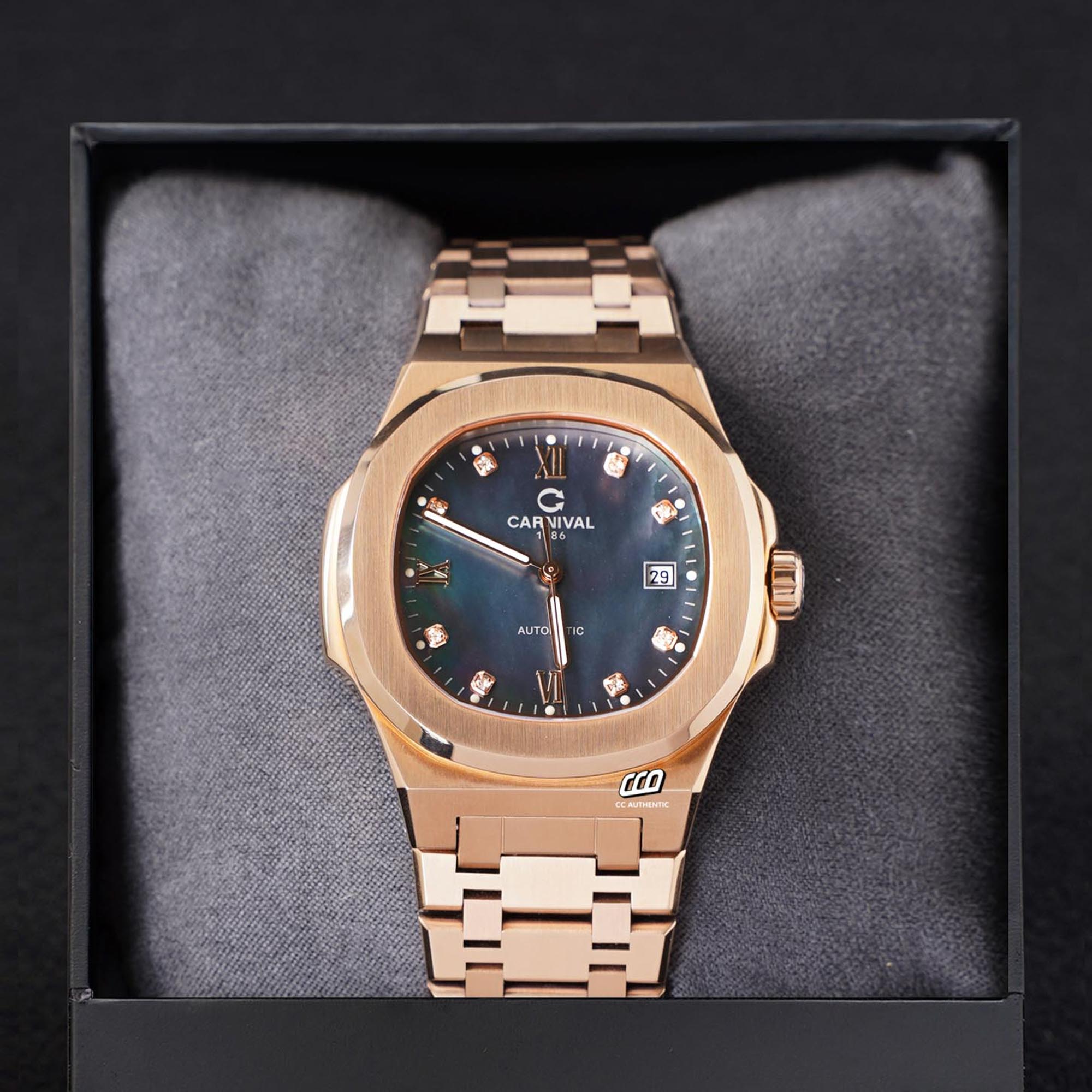 ĐỒNG HỒ NAM CARNIVAL 8160G VH HK AUTOMATIC 41MM