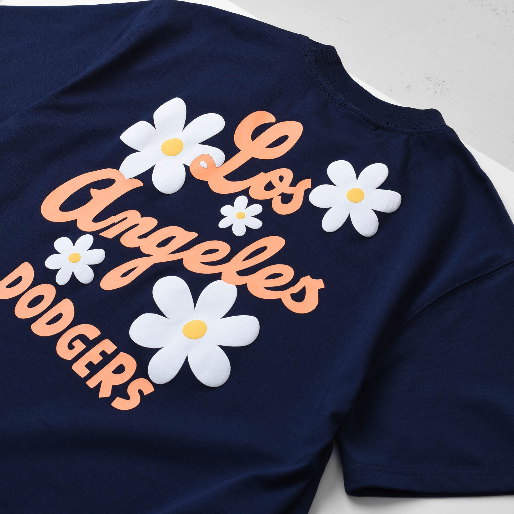 NEW ERA CHRYSAN T-SHIRT - NAVY