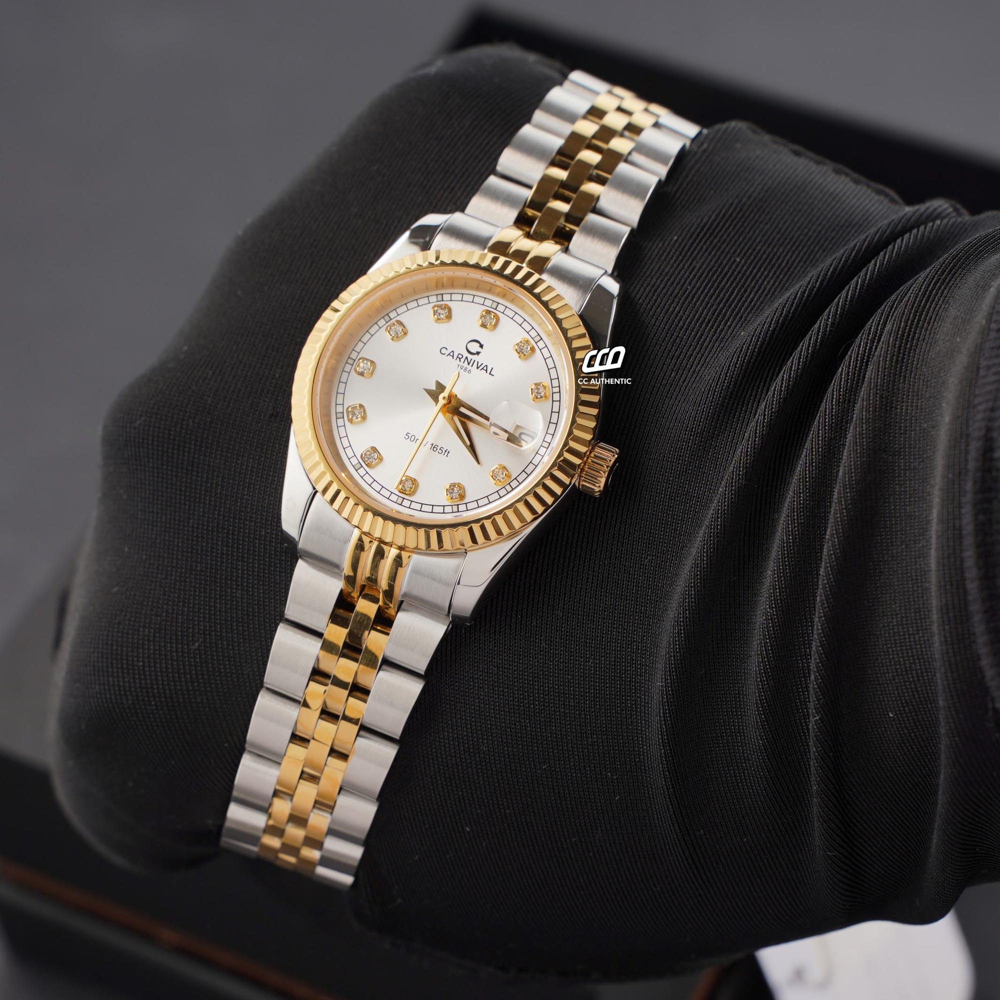 ĐỒNG HỒ NỮ CARNIVAL 8131L CV T QUAZT 32MM