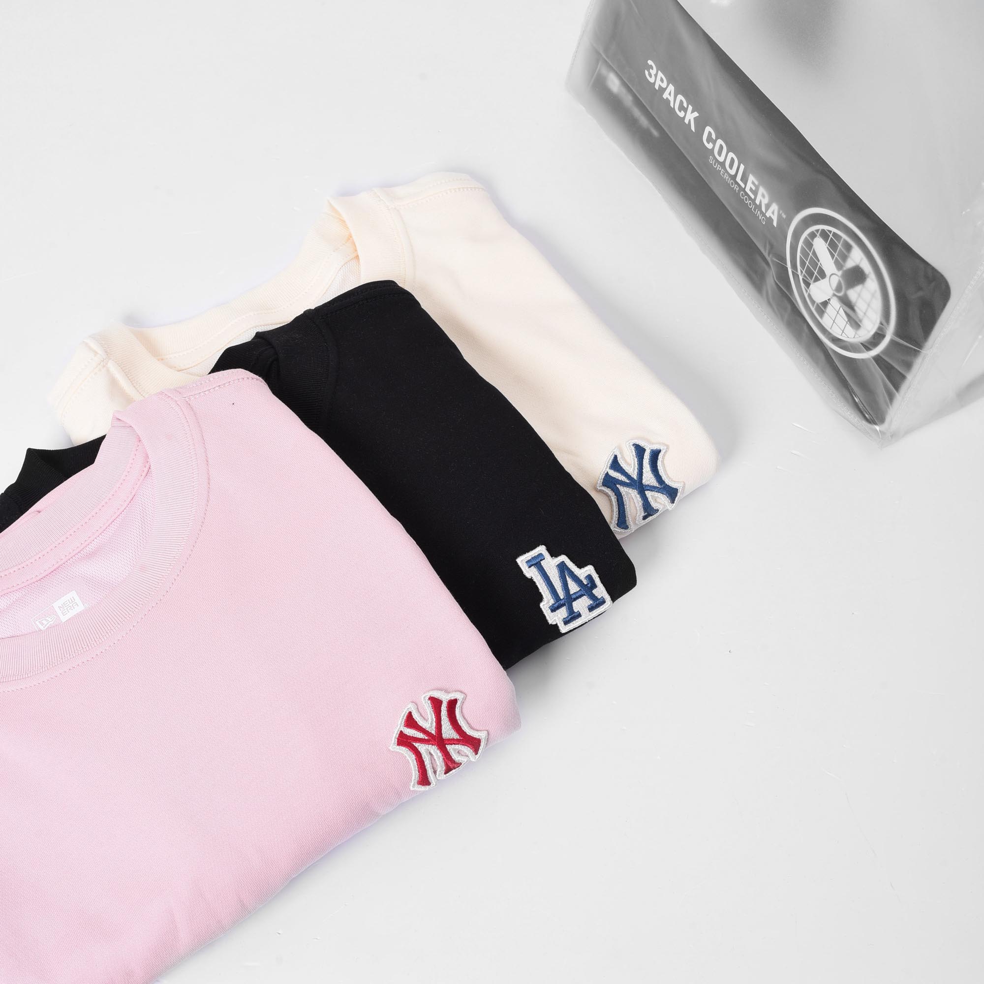 NEW ERA ESSENTIALS RS23 SEASON 2 3PACK T-SHIRT - MULTI