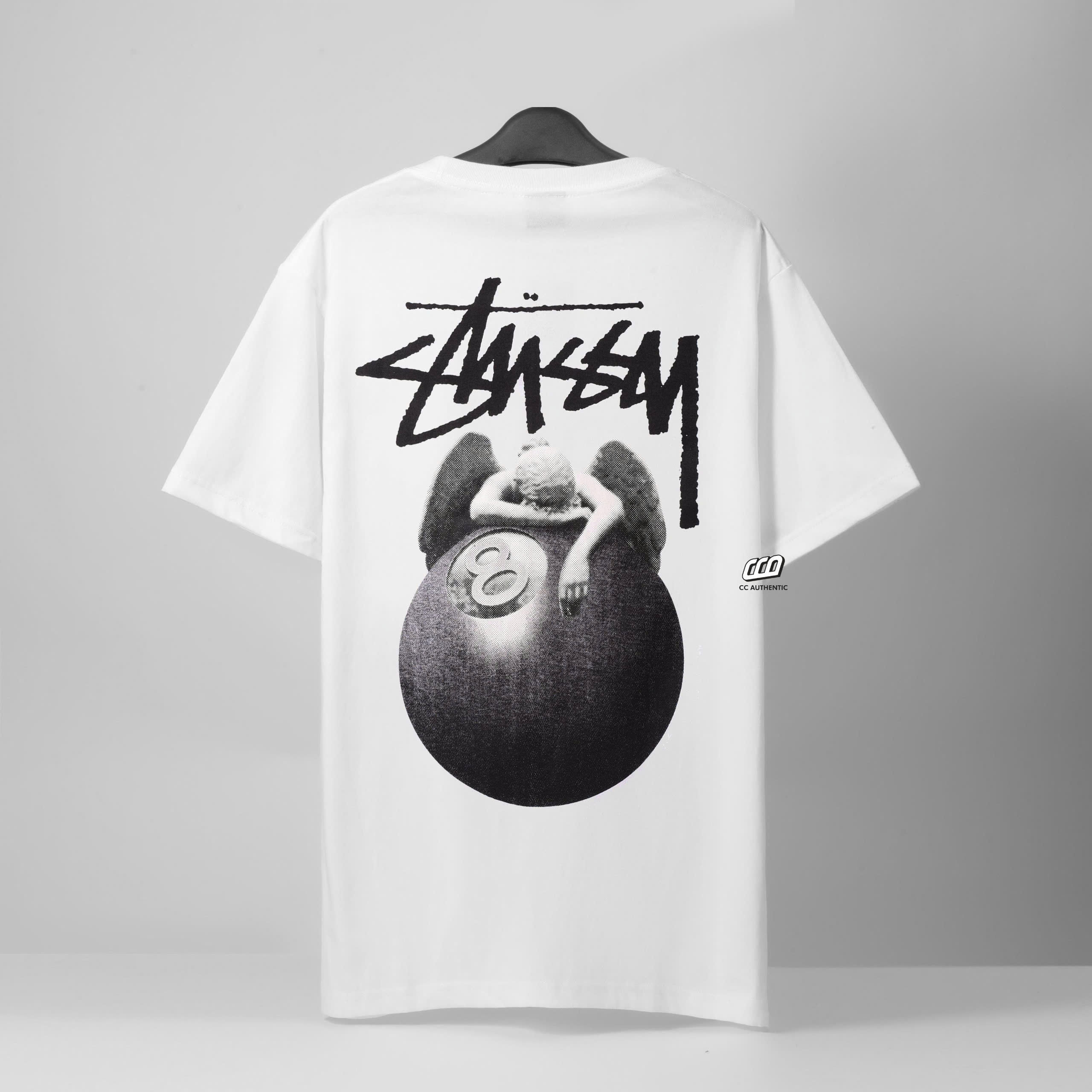 STUSSY ANGEL T-SHIRT - WHITE