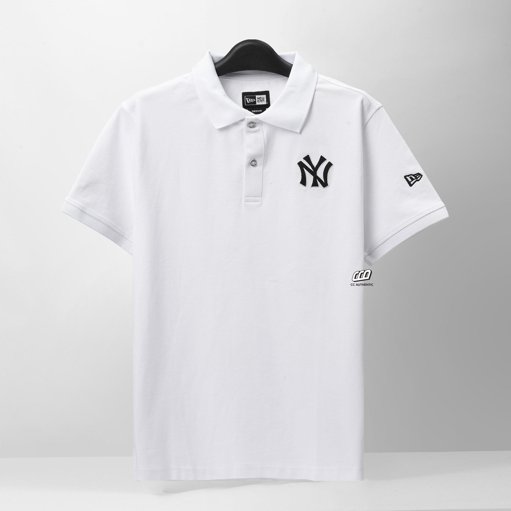 NEW ERA AP NY POLO SHIRT - WHITE