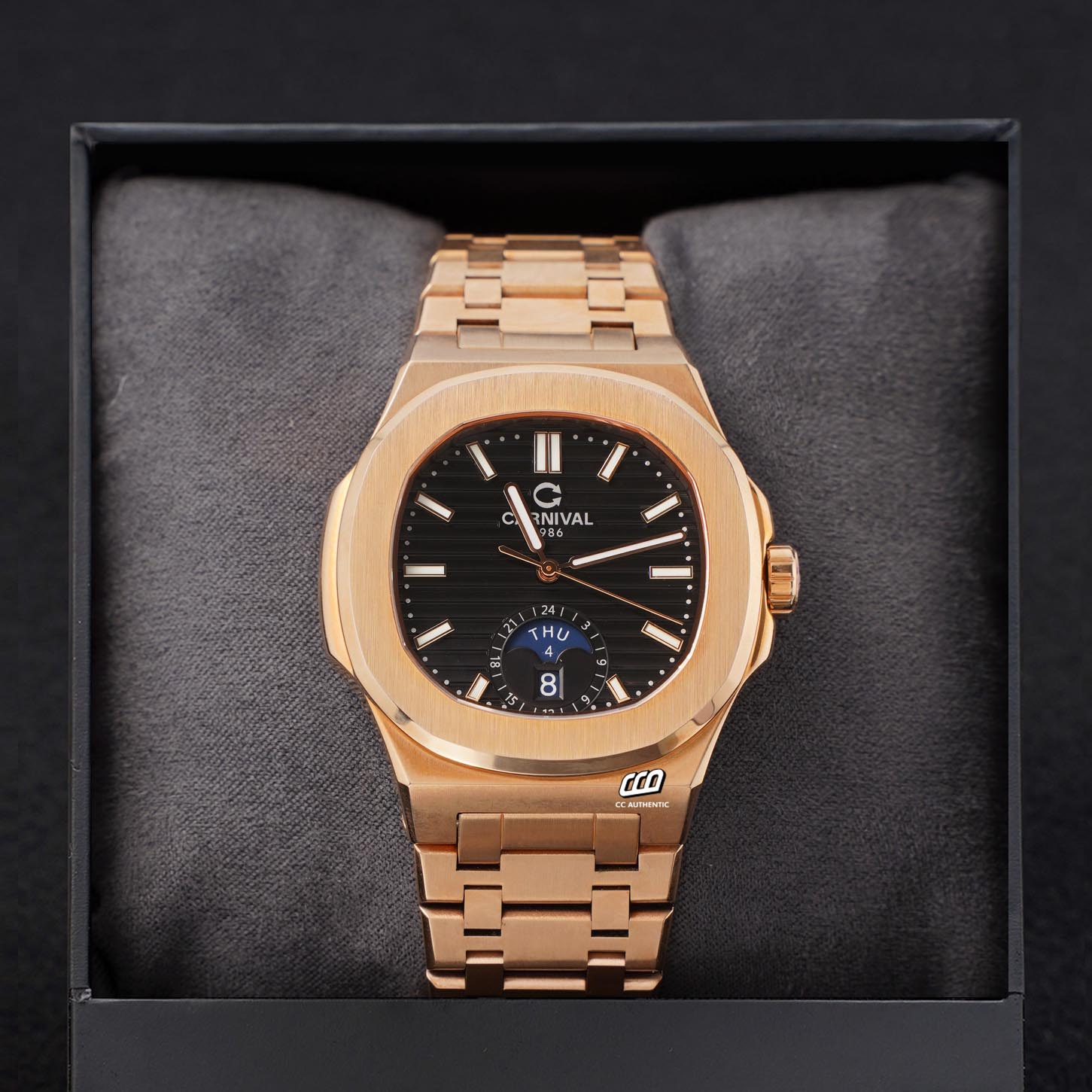 ĐỒNG HỒ NAM CARNIVAL 8110G1 VH D AUTOMATIC 41MM