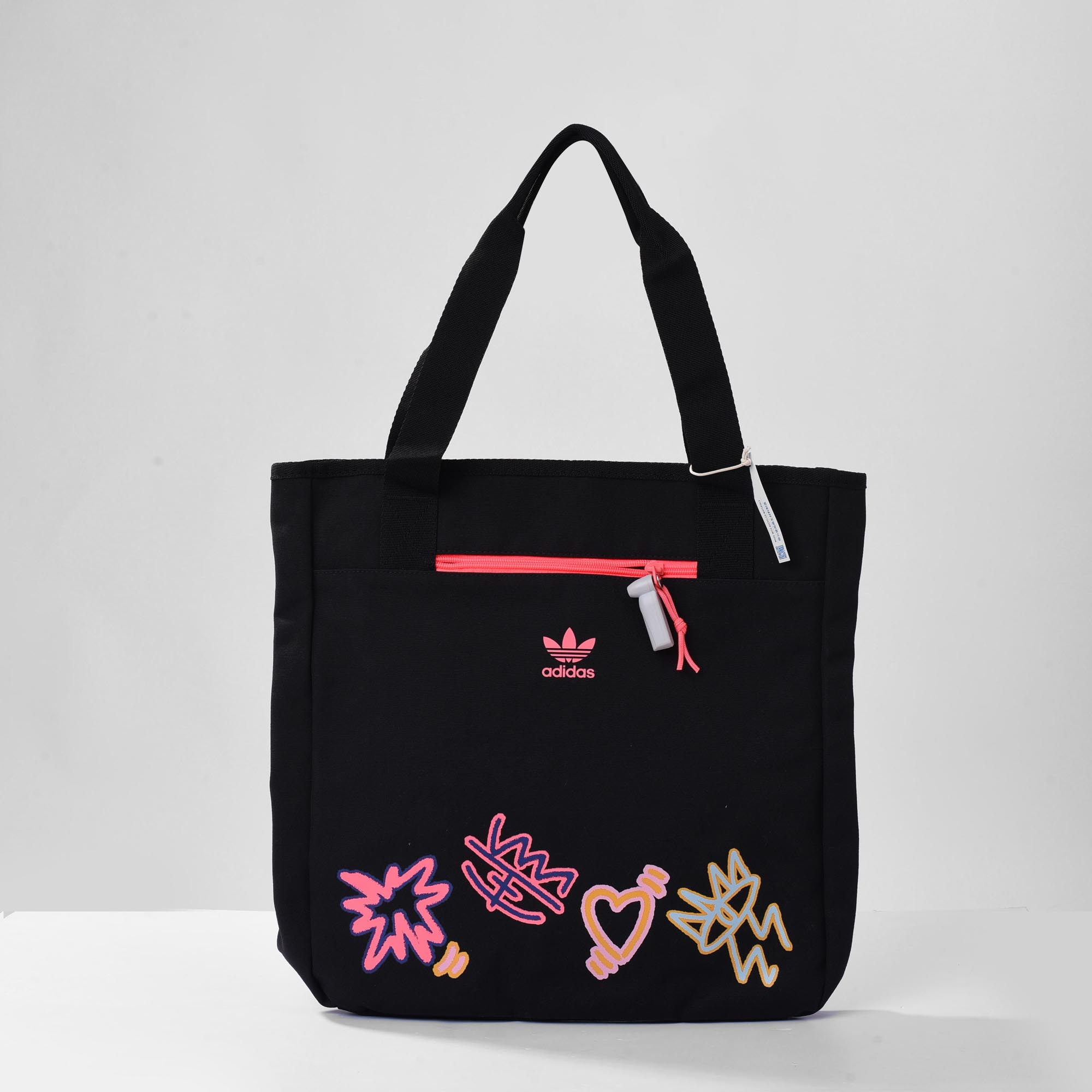 ADIDAS PRIDE SHOPPER TOTE BAG - BLACK