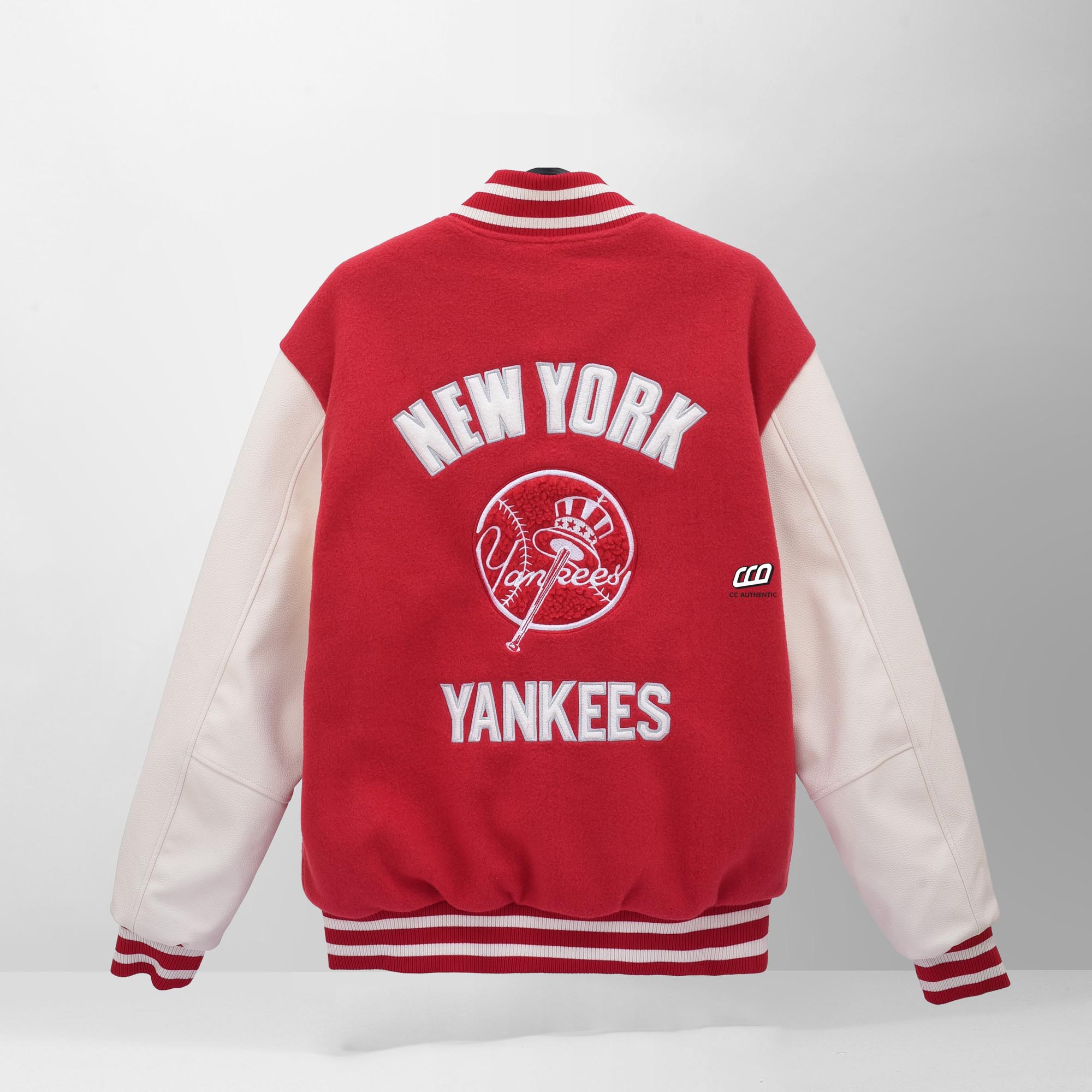 NEW ERA NEW YORK LOGO JK44 VARCITY - RED