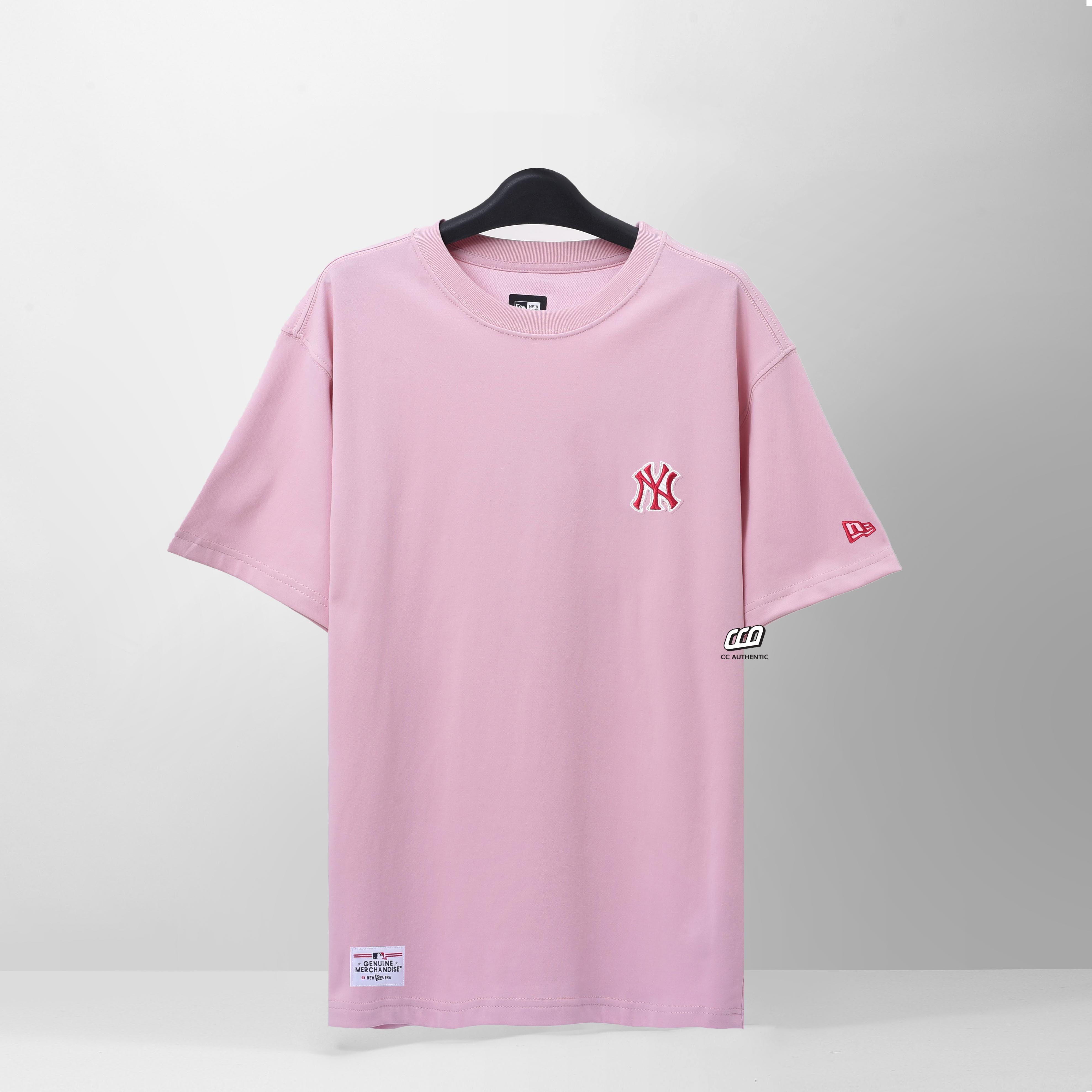 NEW ERA NY STITCH T-SHIRT - PINK