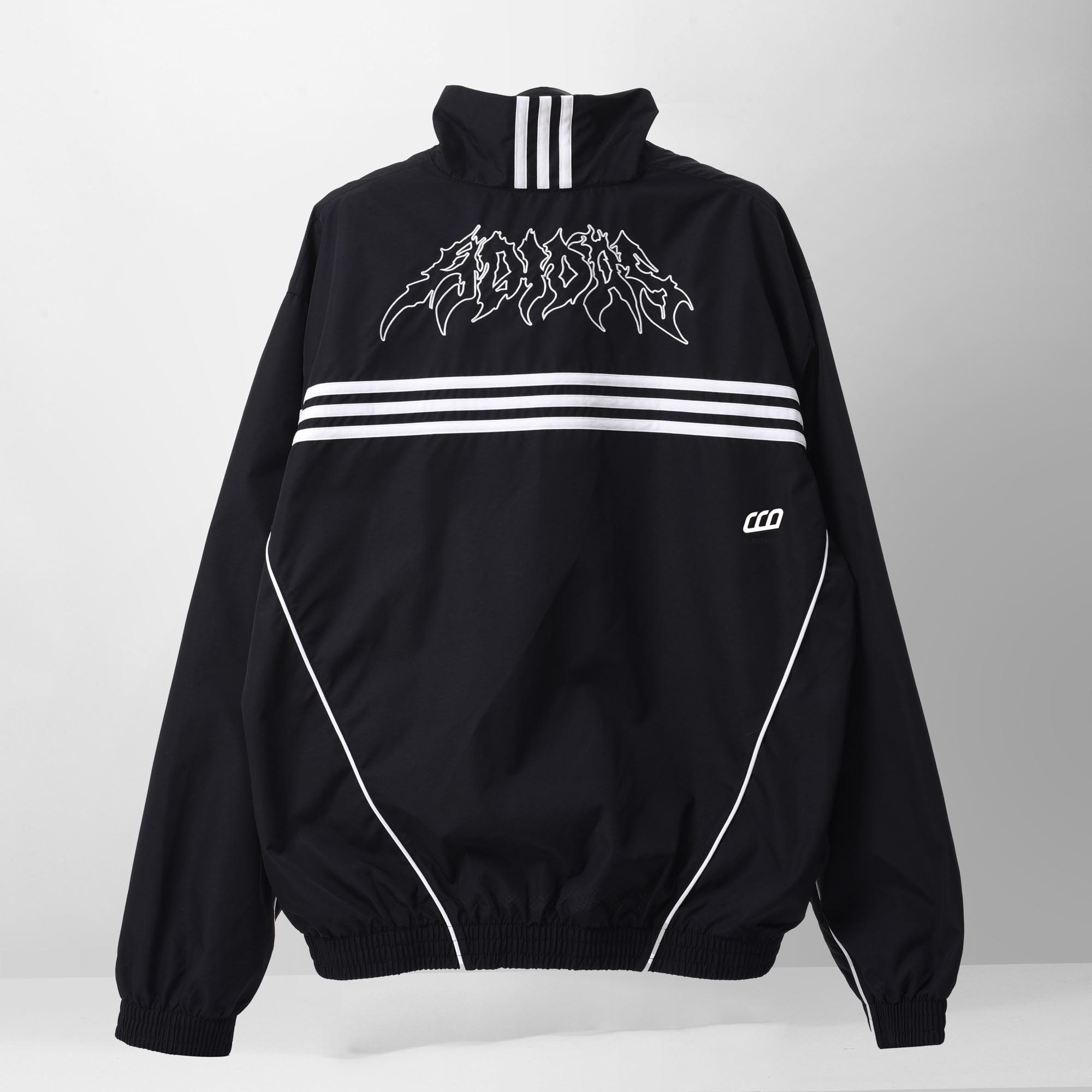 ADIDAS ORIGINAL FLAMES JACKET - BLACK